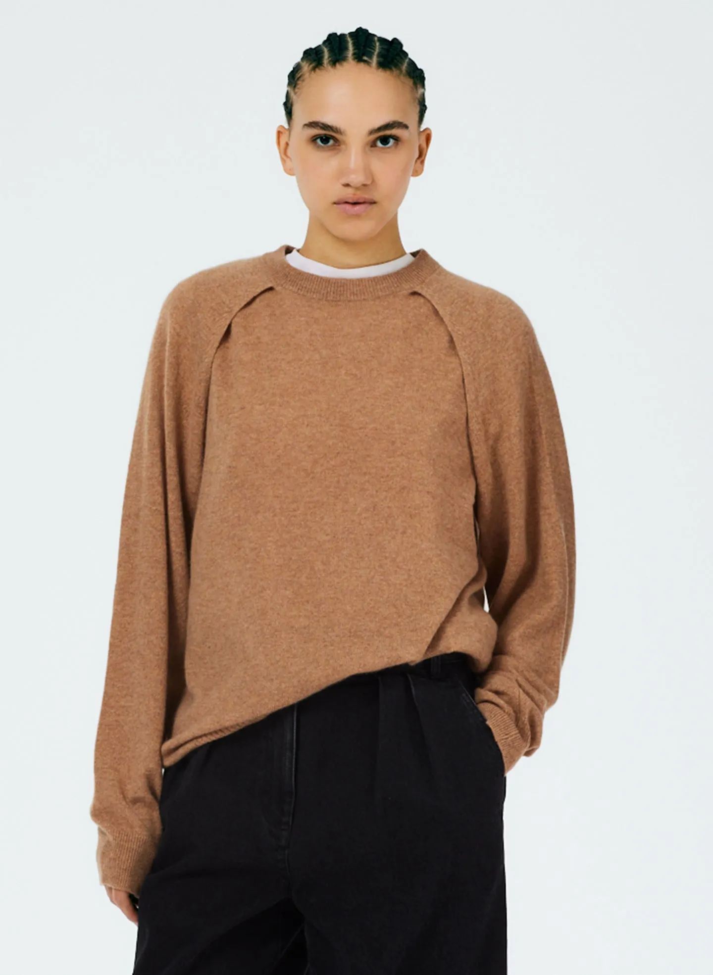 Feather Weight Cashmere Easy Cocoon Tunic sold by Tibi
