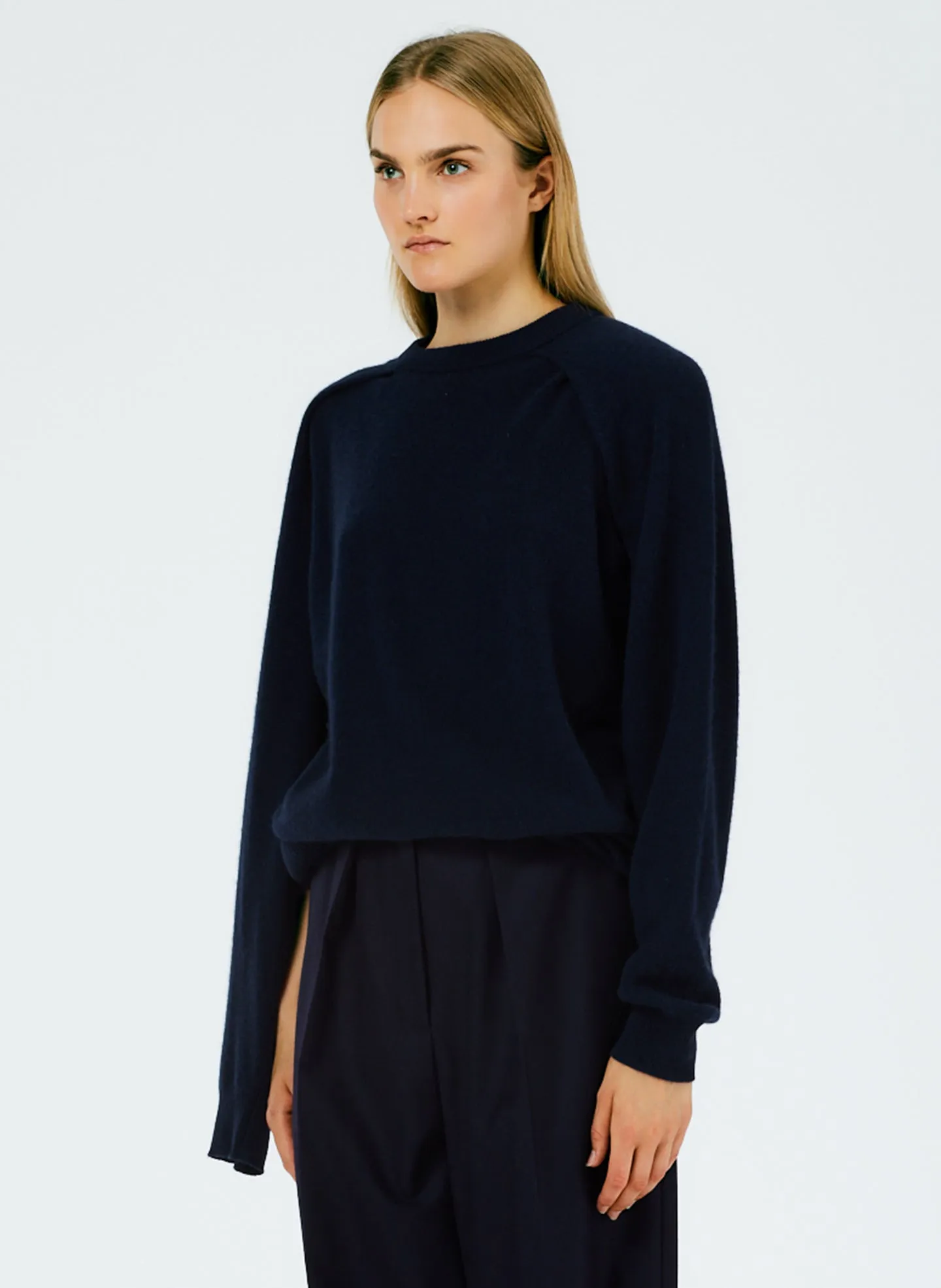 Feather Weight Cashmere Easy Cocoon Tunic sold by Tibi product image thumbnail 3