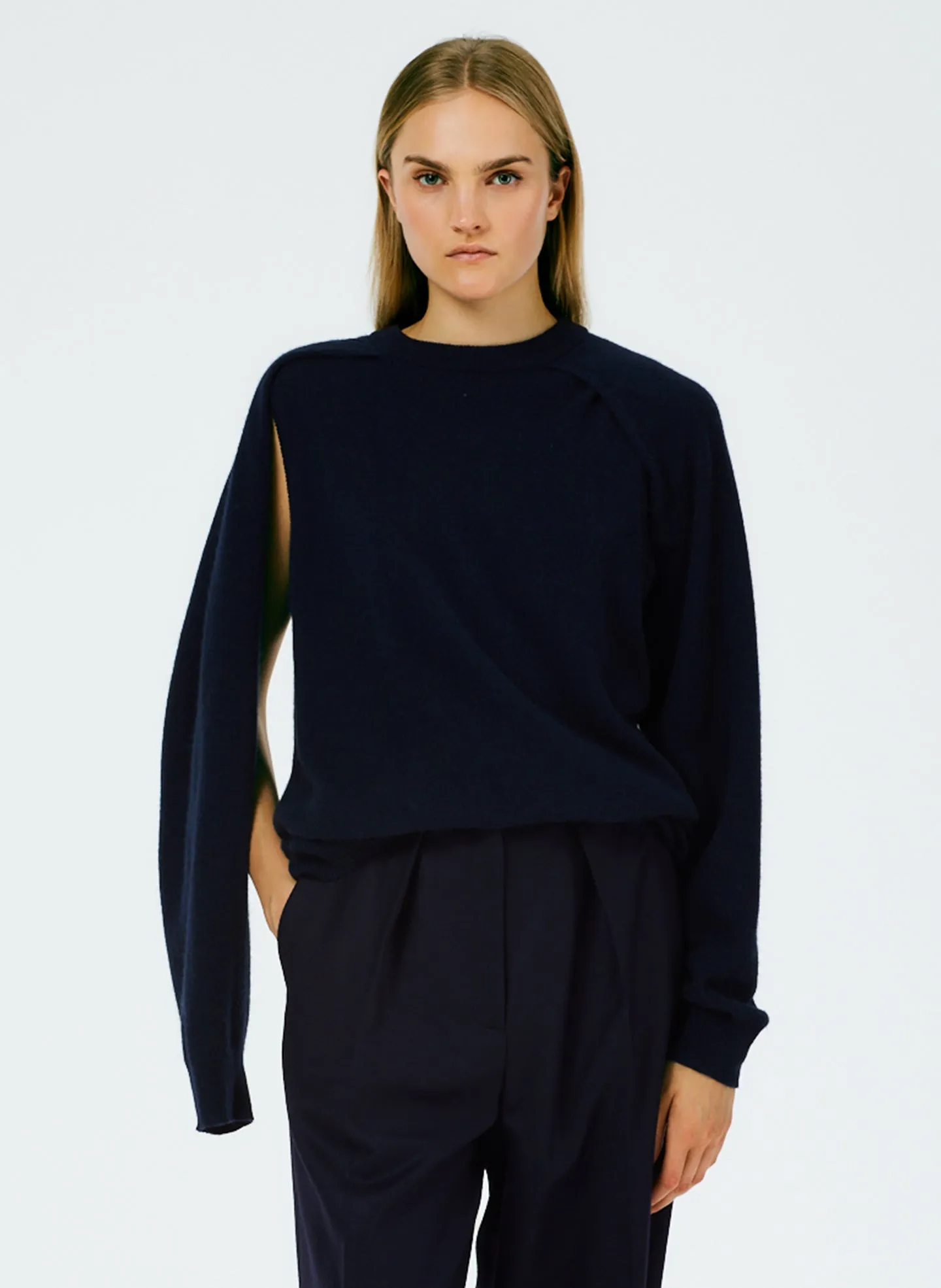Feather Weight Cashmere Easy Cocoon Tunic sold by Tibi