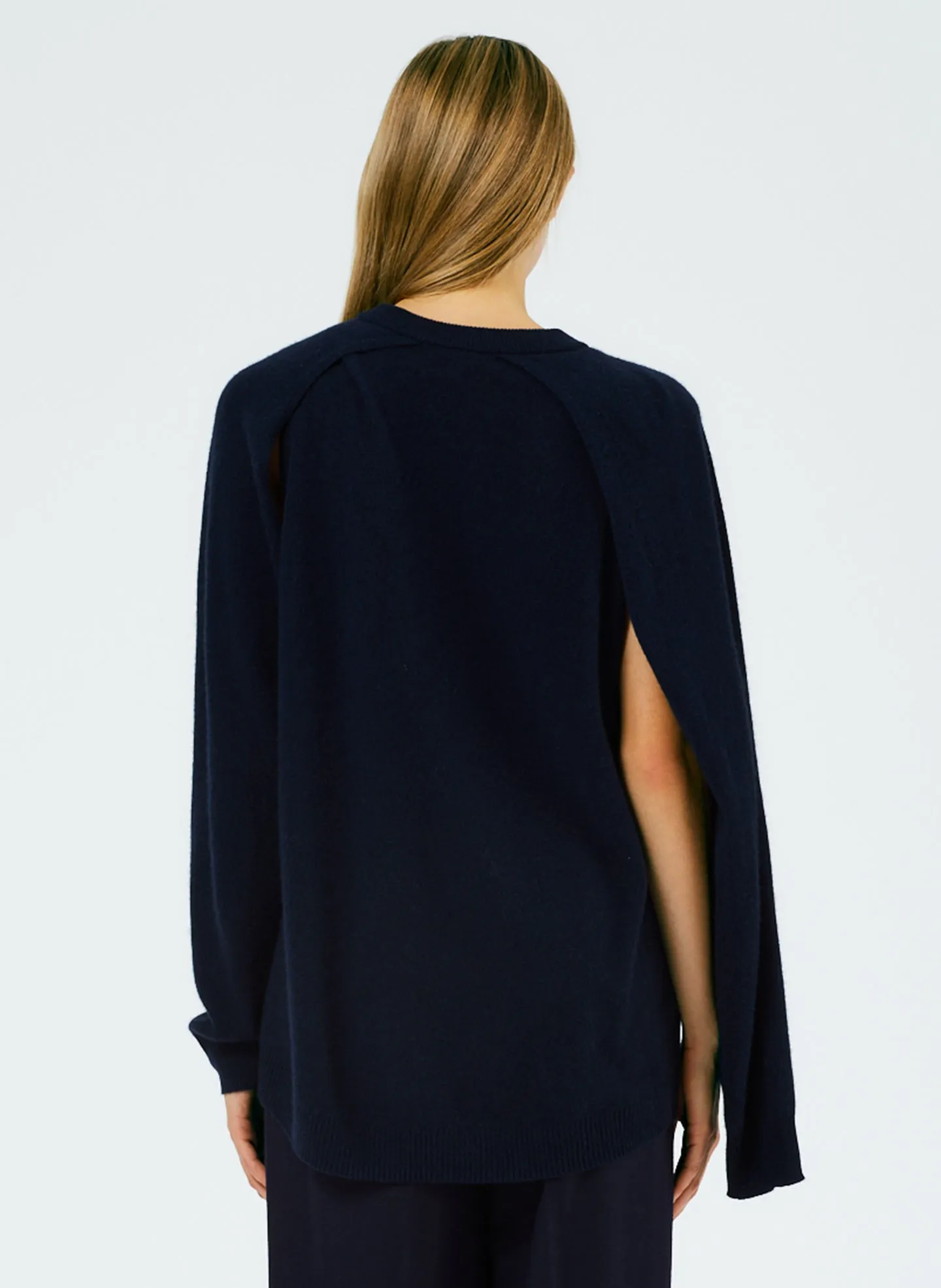 Feather Weight Cashmere Easy Cocoon Tunic sold by Tibi product image thumbnail 4