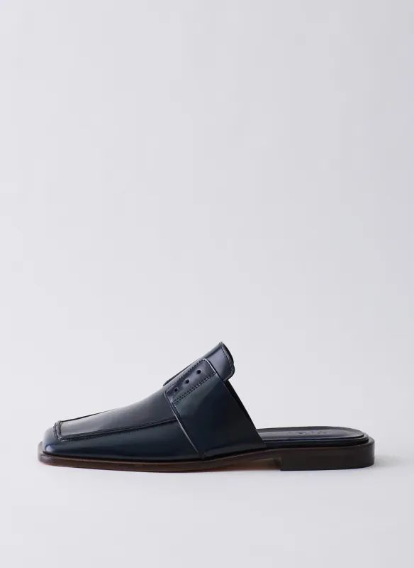 Pedro Slide Square Toe Loafer made by Tibi