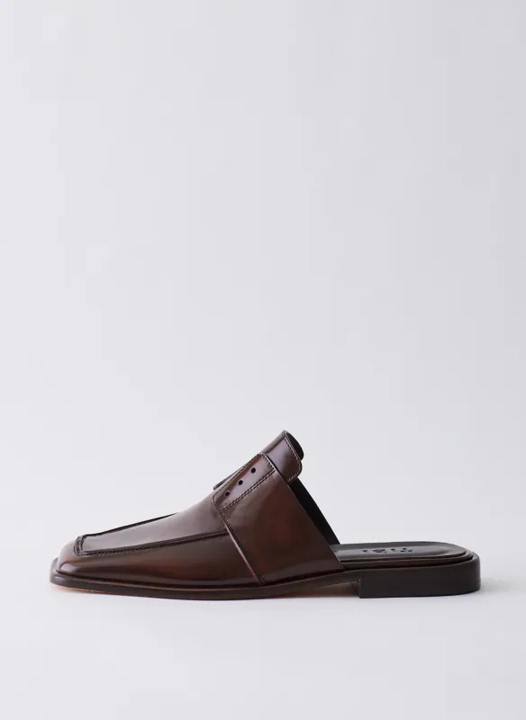 Pedro Slide Square Toe Loafer made by Tibi