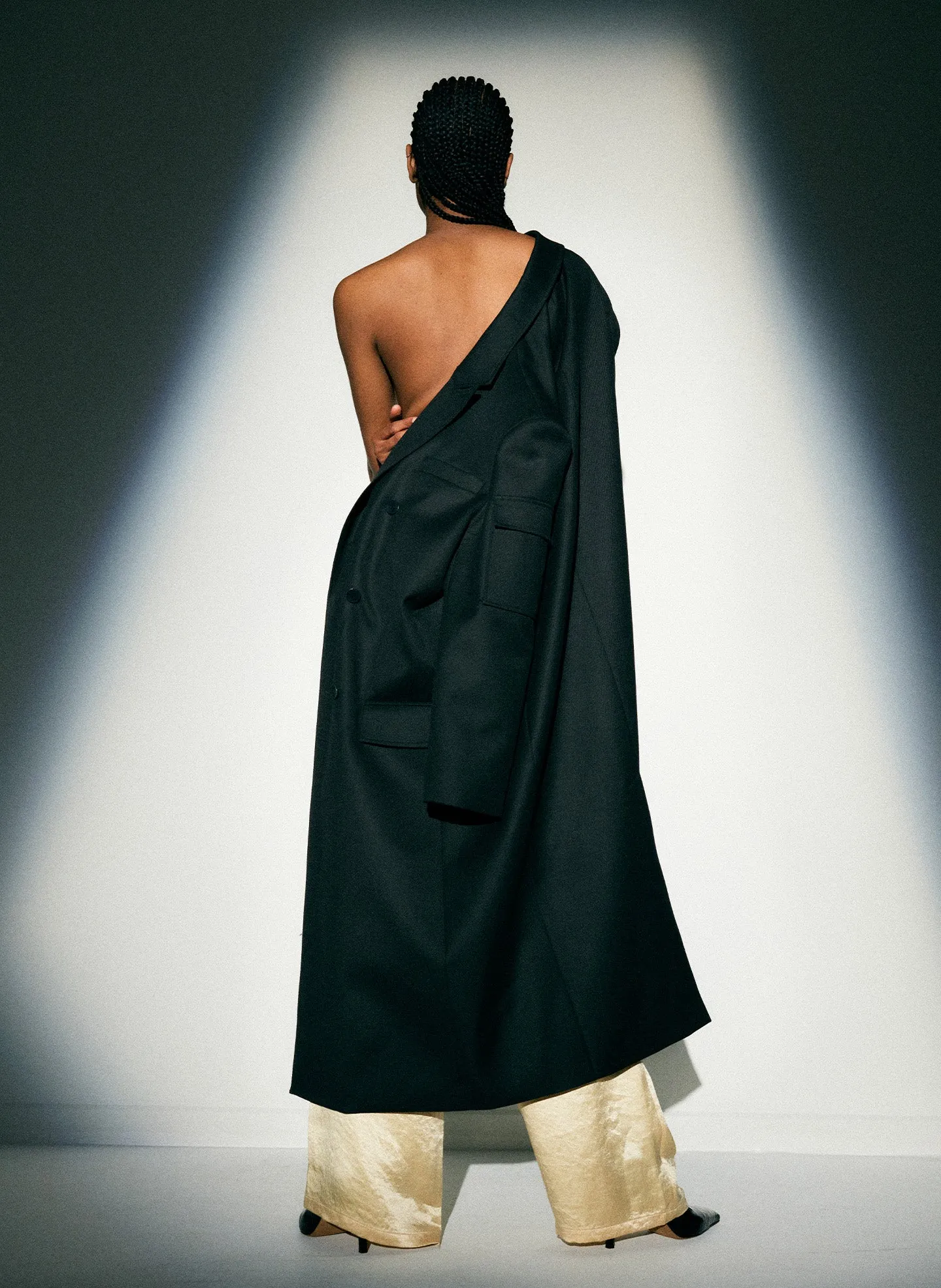 Luxe Tuxedo Maxi Tux Coat sold by Tibi product image thumbnail 2