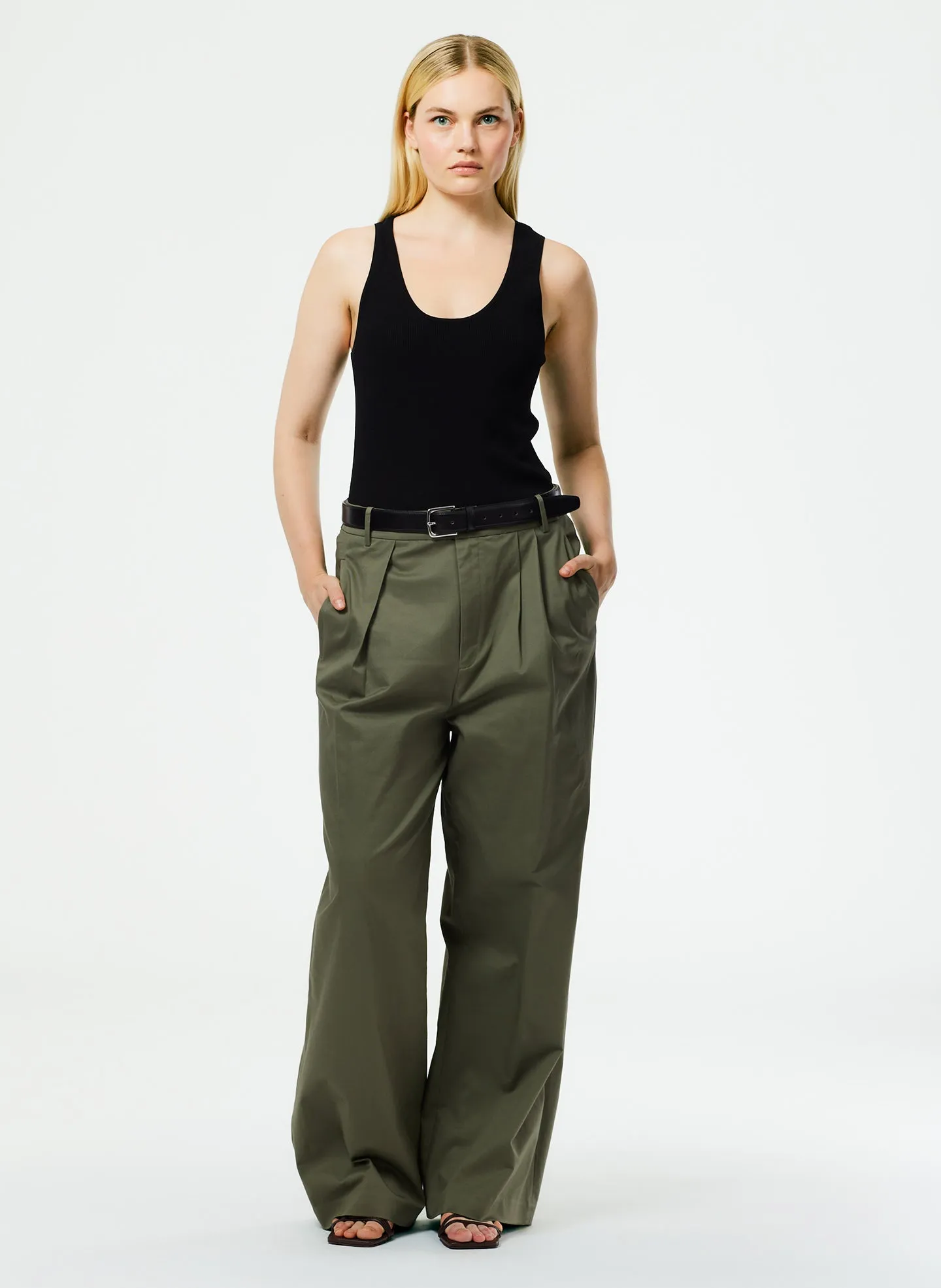 Chino Stella Pant sold by Tibi product image thumbnail 2