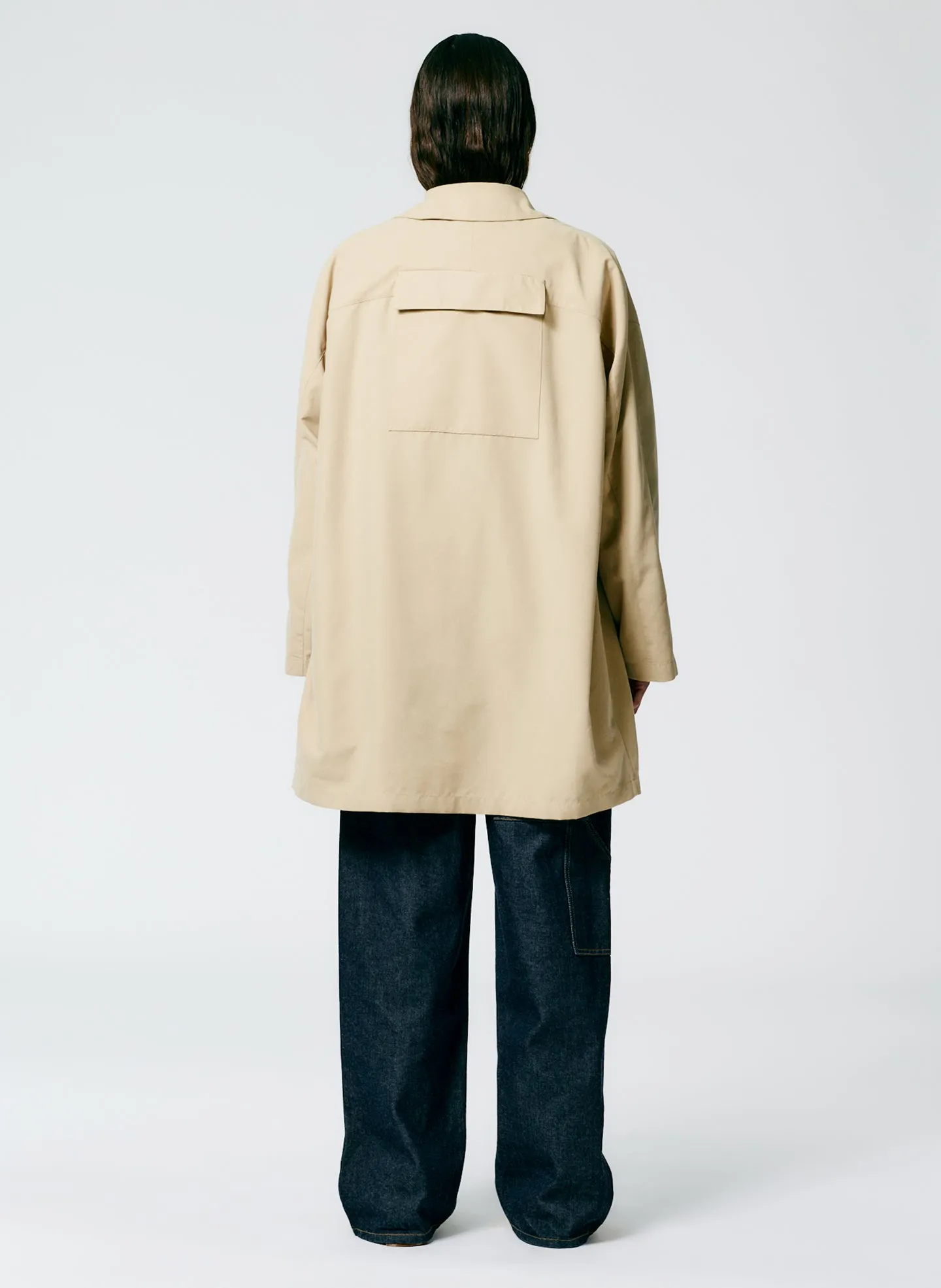 Clyde Oversized Fluid Labcoat sold by Tibi product image thumbnail 3