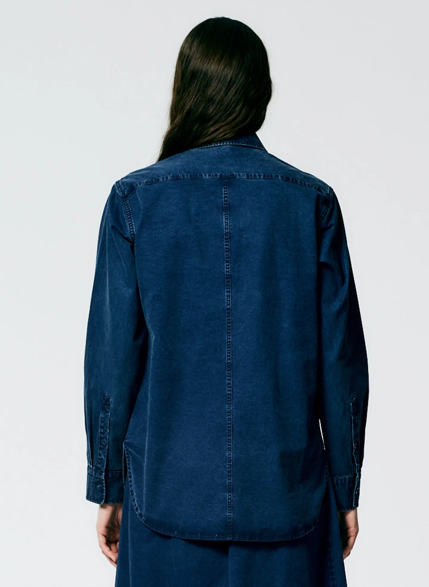 Tencel Cotton Charlie Slim Men's Shirt sold by Tibi product image thumbnail 4