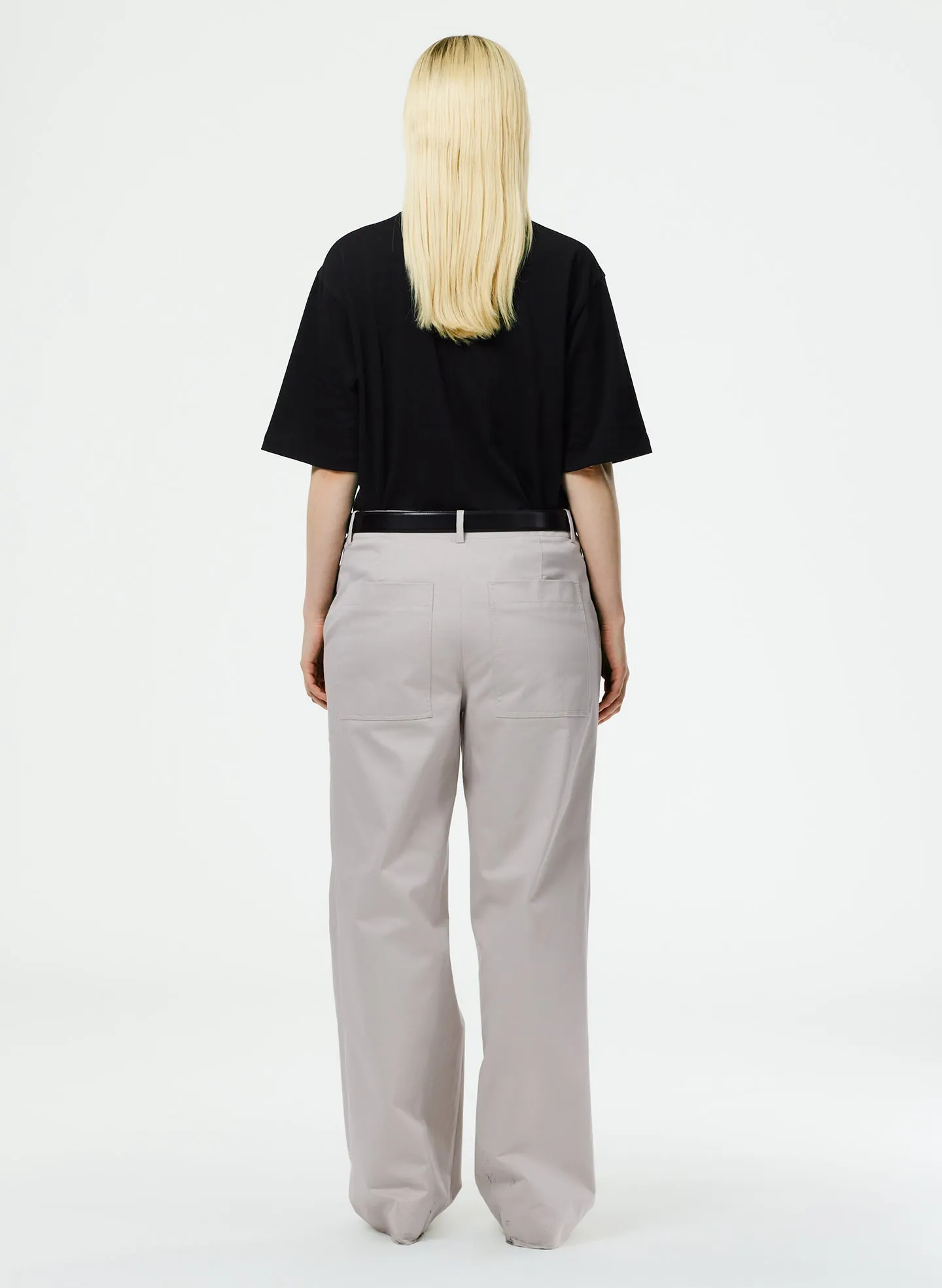 Chino Rodney Straight Leg Trouser sold by Tibi product image thumbnail 4