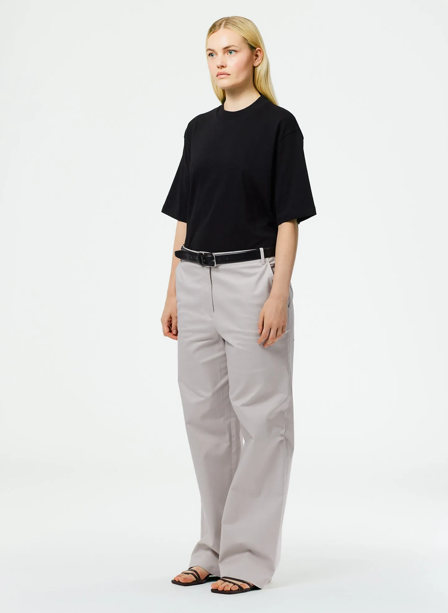 Chino Rodney Straight Leg Trouser sold by Tibi product image thumbnail 3