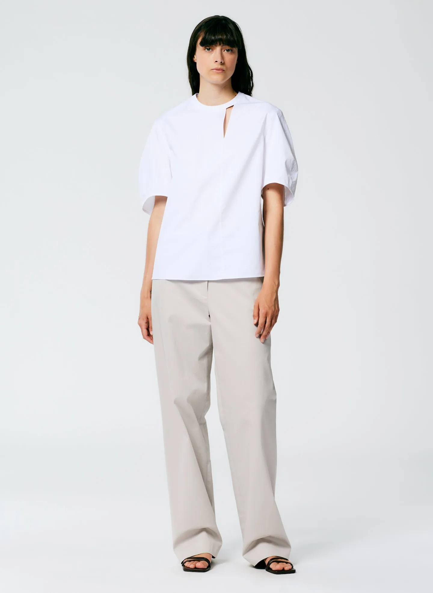 Chino Rodney Straight Leg Trouser sold by Tibi product image thumbnail 5