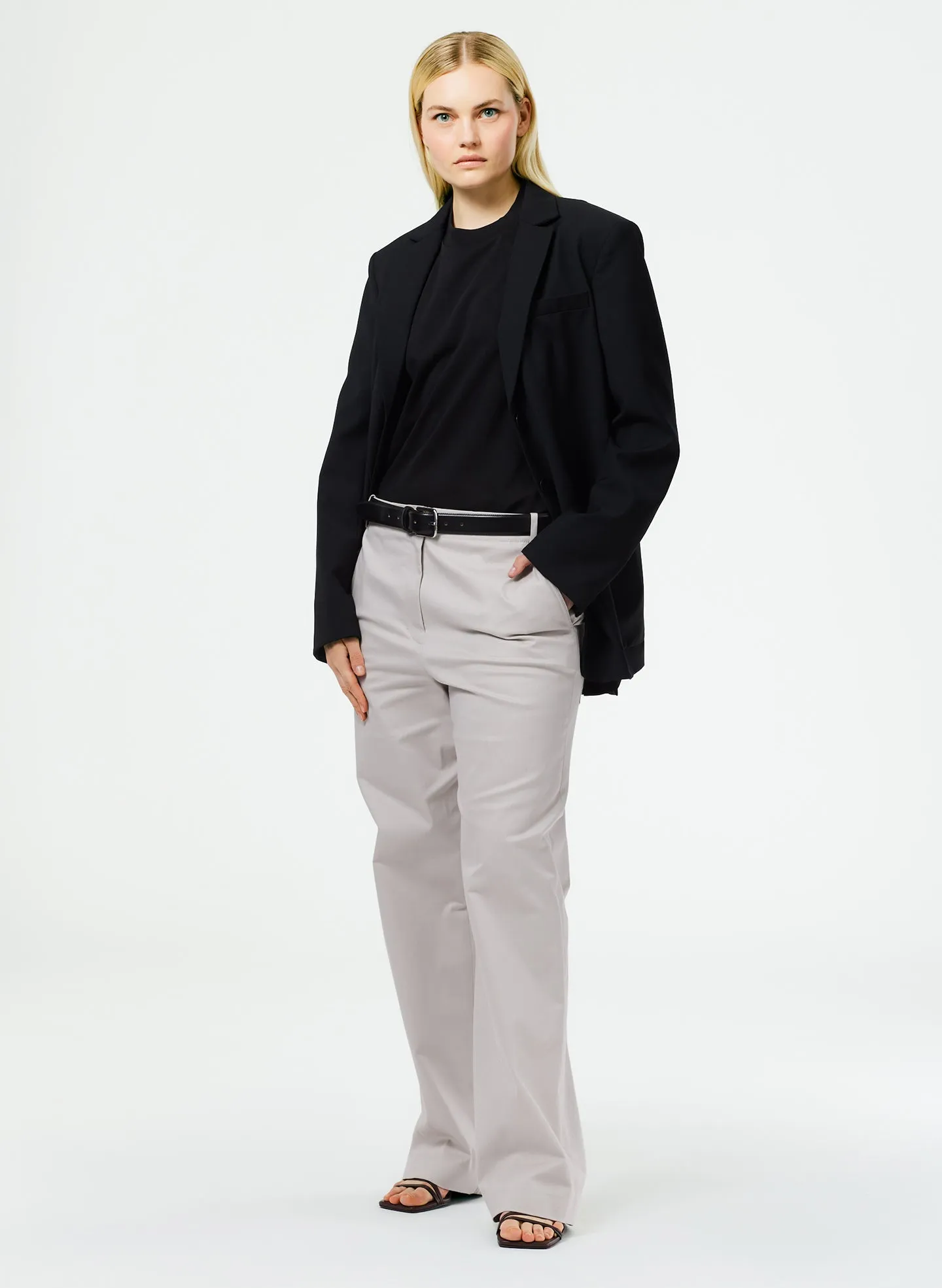 Chino Rodney Straight Leg Trouser sold by Tibi