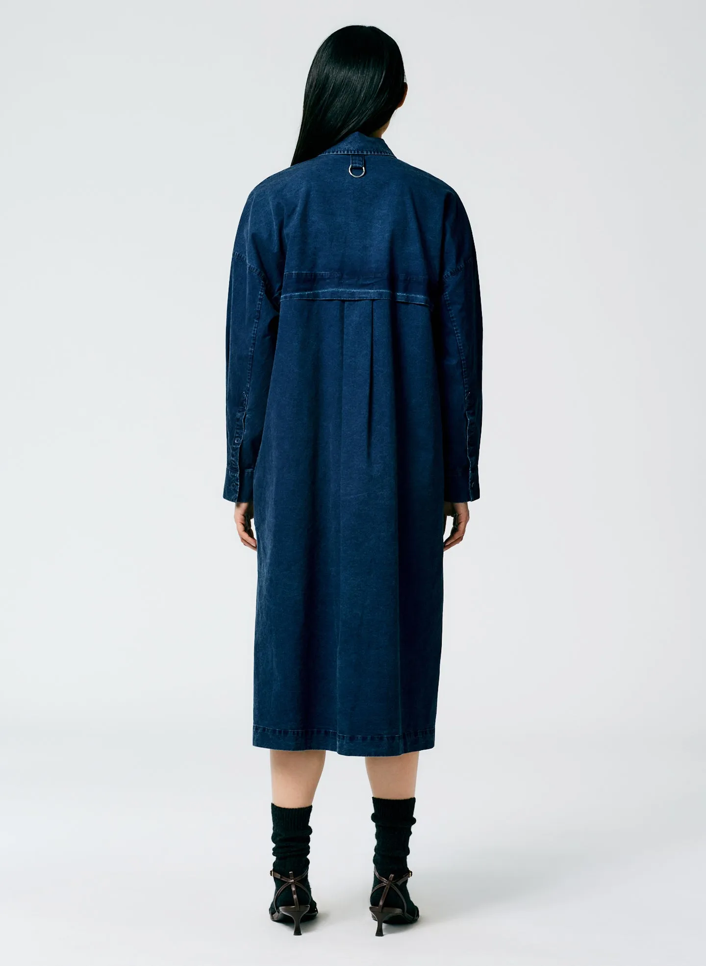 Tencel Cotton Shirtdress sold by Tibi product image thumbnail 3