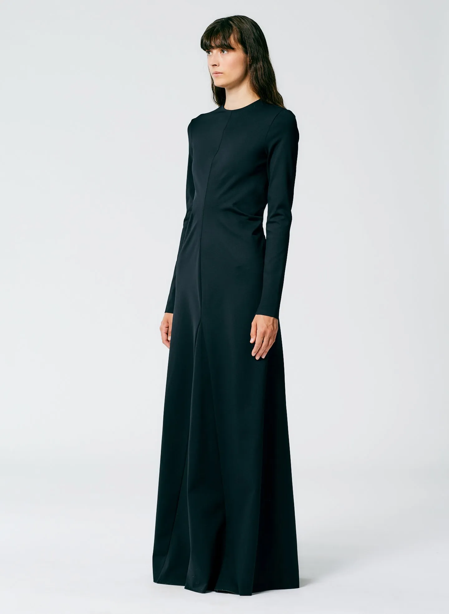 Compact Ultra Stretch Knit Lean Maxi Gown sold by Tibi product image thumbnail 2