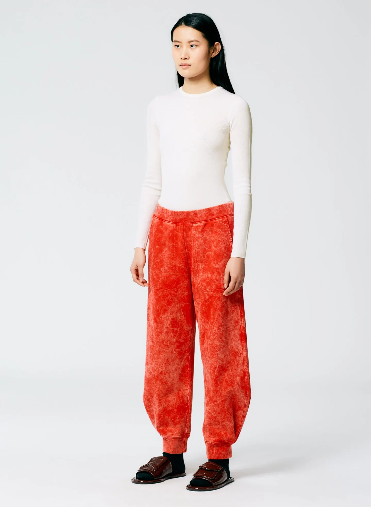 Acid Wash Calder Sweatpant - Regular sold by Tibi product image thumbnail 3