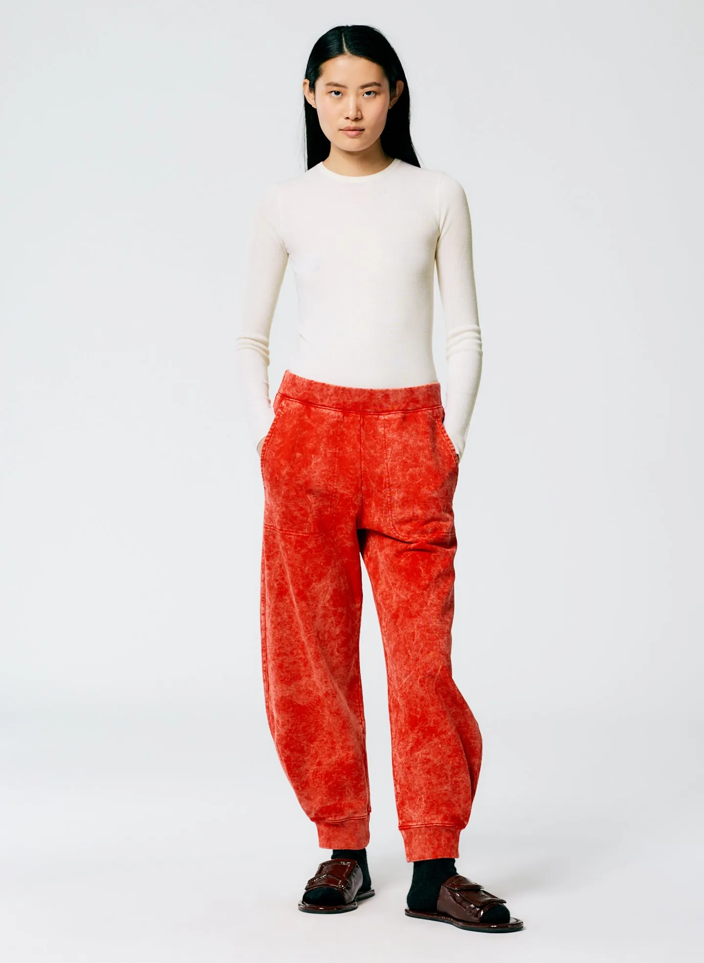 Acid Wash Calder Sweatpant - Regular sold by Tibi