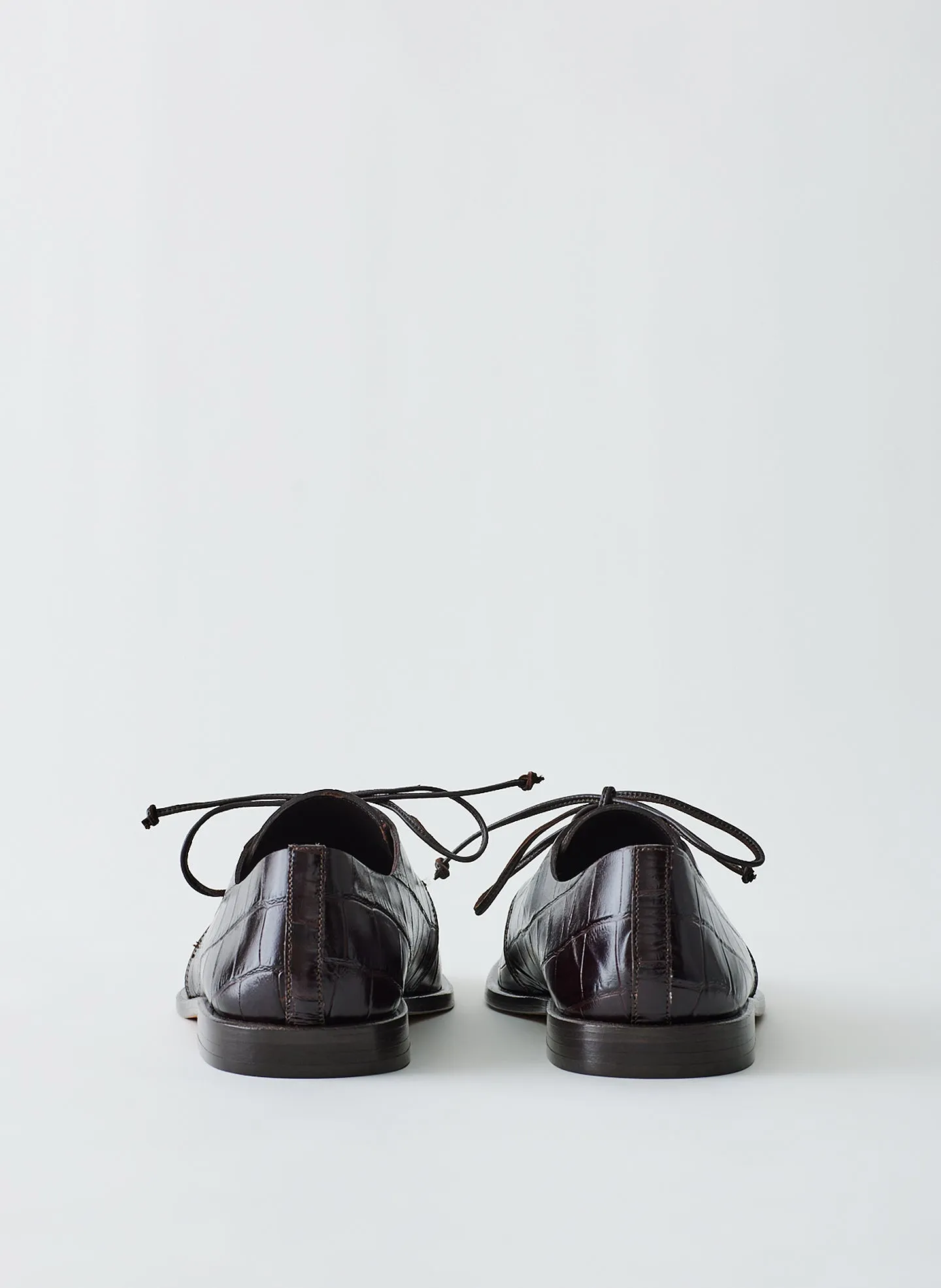 Croc Print Brody Square Toe Loafer sold by Tibi product image thumbnail 5