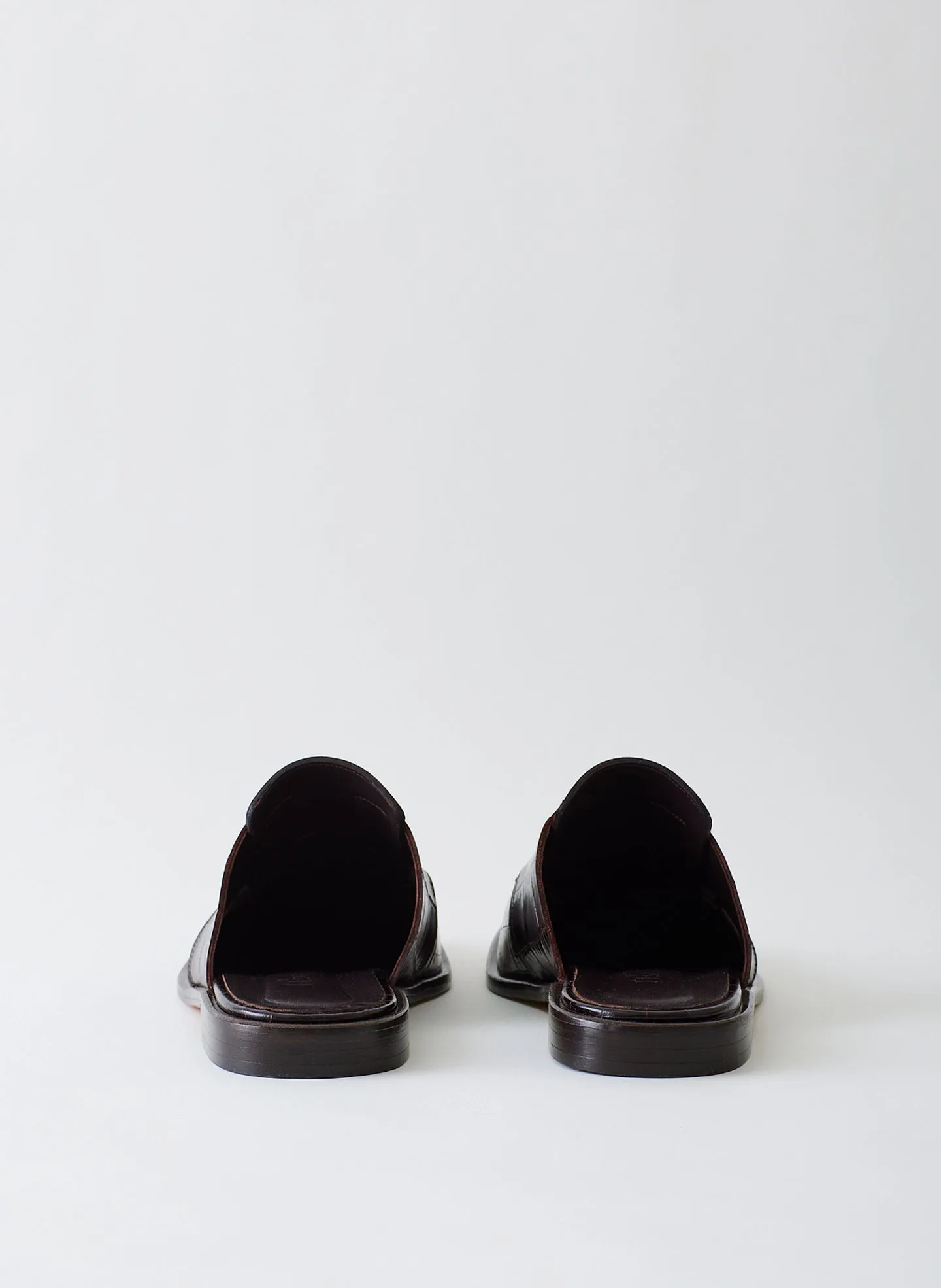 Croc Print Pedro Slide Square Toe Loafer sold by Tibi product image thumbnail 5