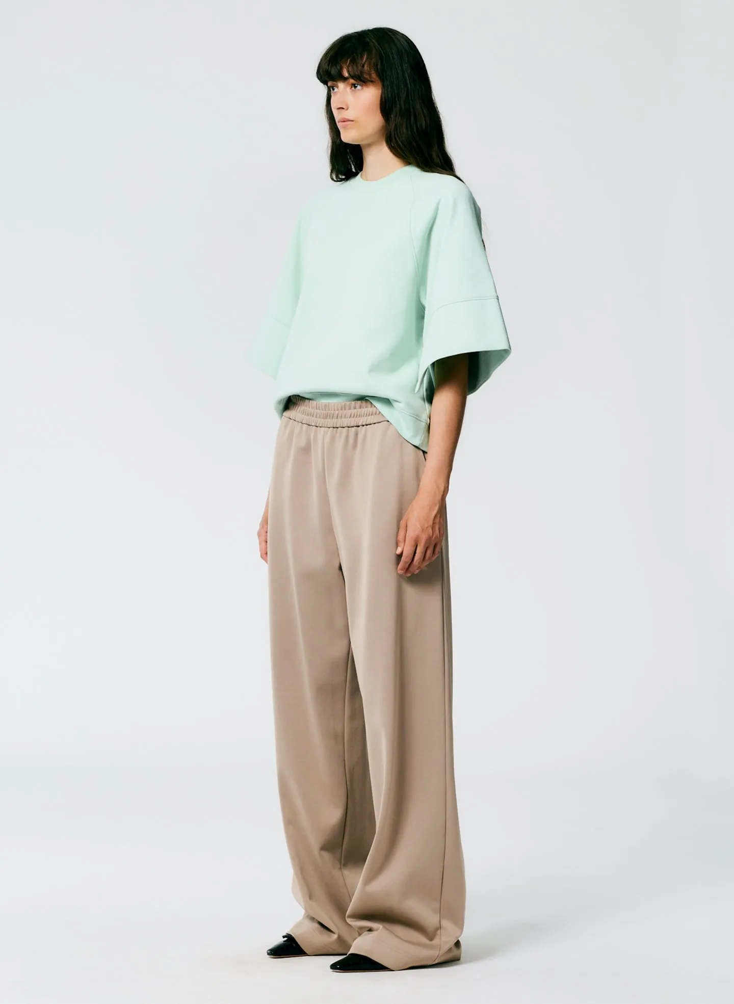 Active Knit Wide Leg Pull On Pant sold by Tibi product image thumbnail 2
