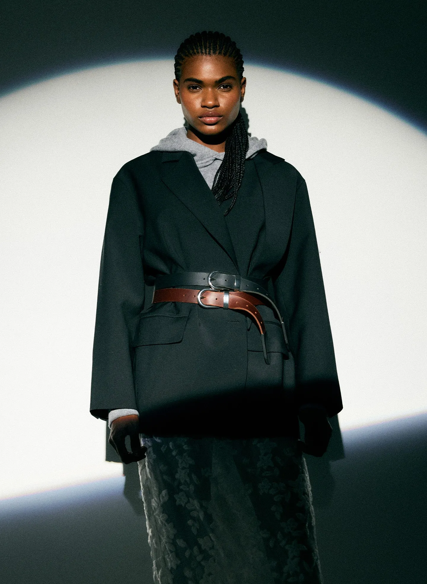 Tropical Wool Detached Lapel Liam Blazer sold by Tibi product image thumbnail 2