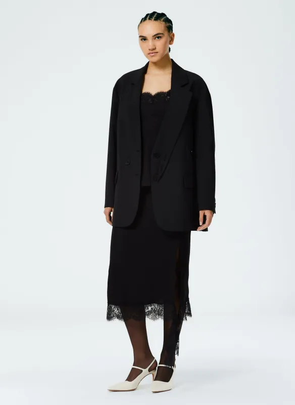 Tropical Wool Detached Lapel Liam Blazer sold by Tibi