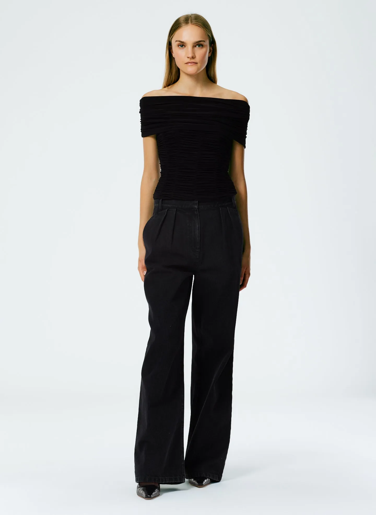 Black Denim Stella Jean - Regular sold by Tibi product image thumbnail 3