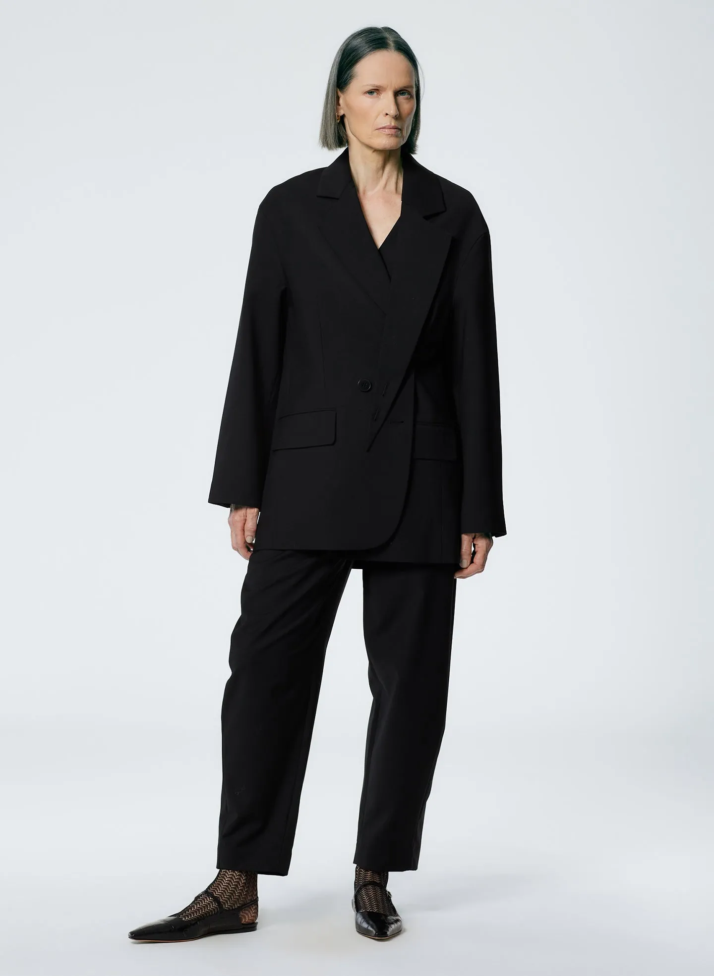 Tropical Wool Sculpted Trouser sold by Tibi product image thumbnail 5