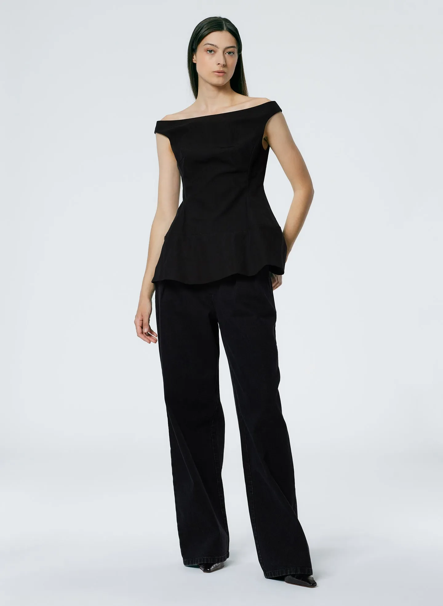 Black Denim Stella Jean - Petite sold by Tibi product image thumbnail 5