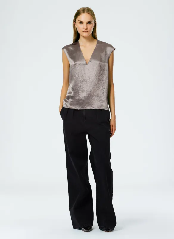 Black Denim Stella Jean - Petite made by Tibi