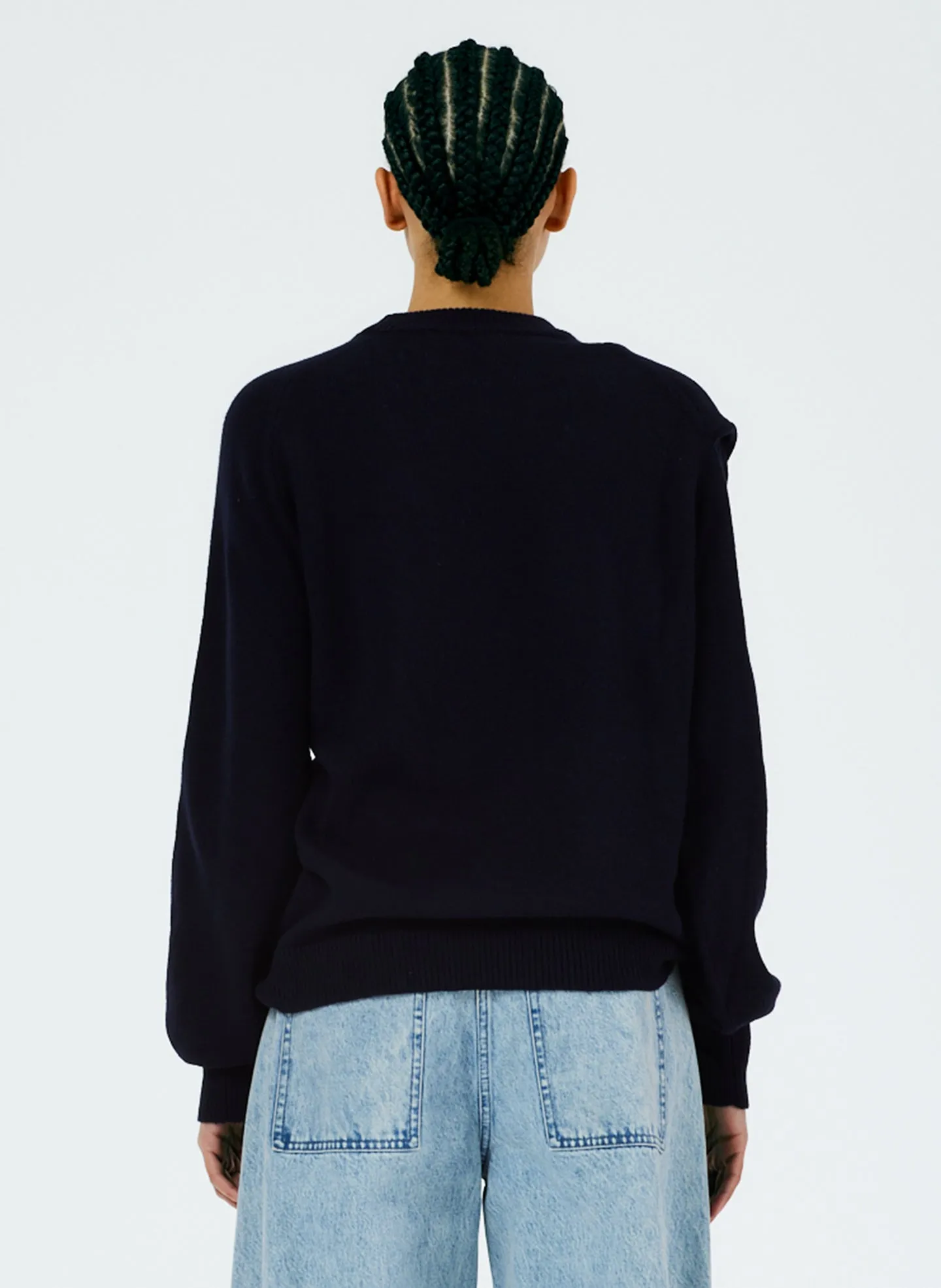 Airy Extrafine Wool Blair Pullover sold by Tibi product image thumbnail 4