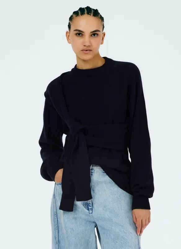 Airy Extrafine Wool Blair Pullover made by Tibi
