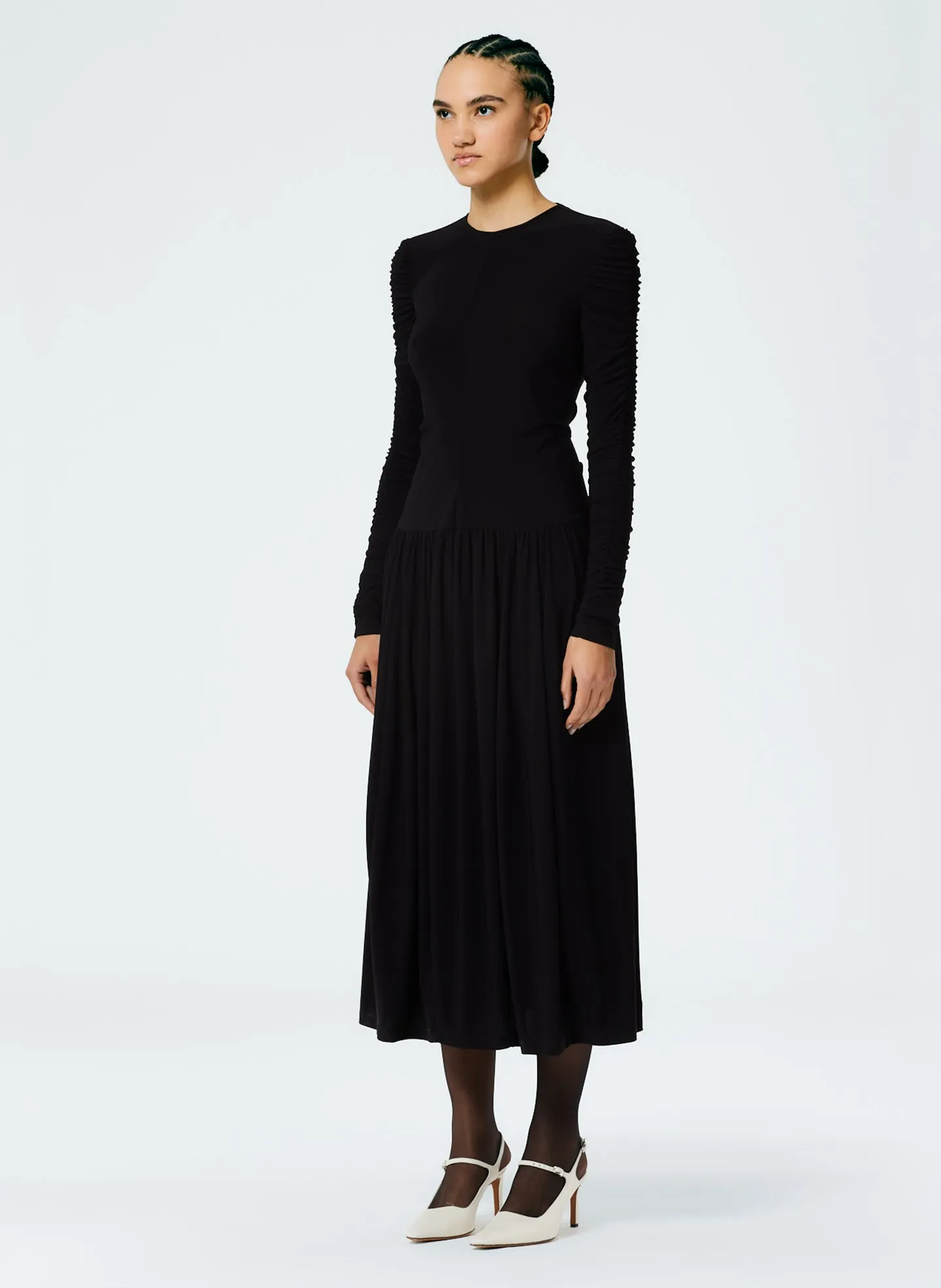 Drapey Jersey Ruched Dress sold by Tibi product image thumbnail 2