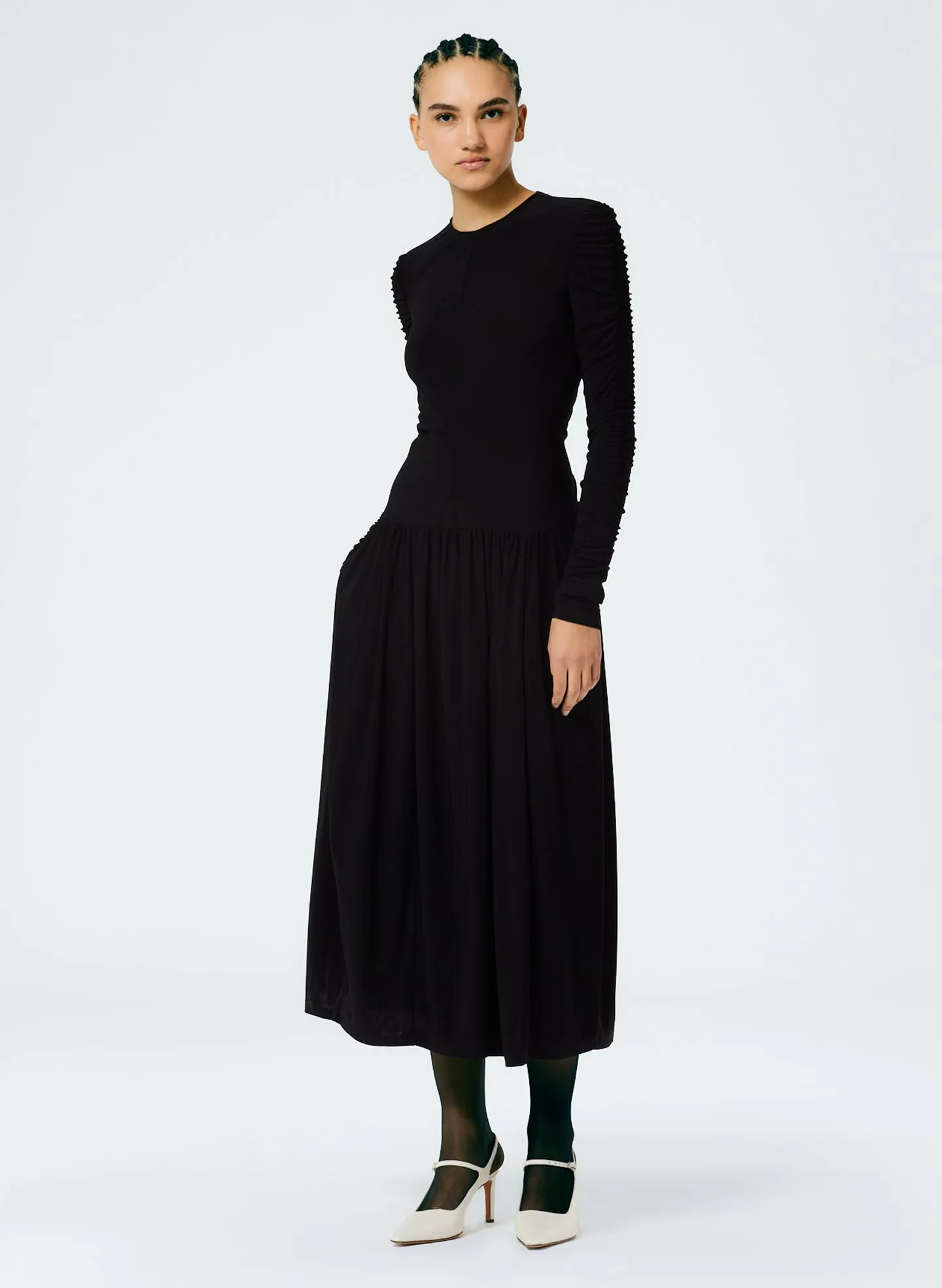 Drapey Jersey Ruched Dress sold by Tibi