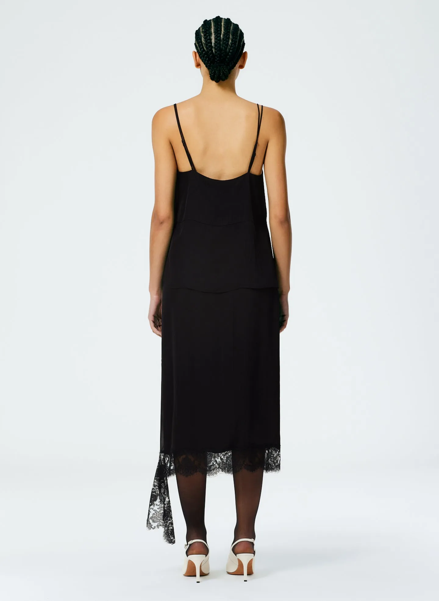 Lace Slip Skirt sold by Tibi product image thumbnail 3