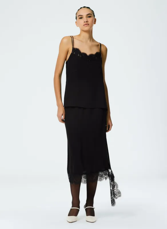 Lace Slip Skirt sold by Tibi