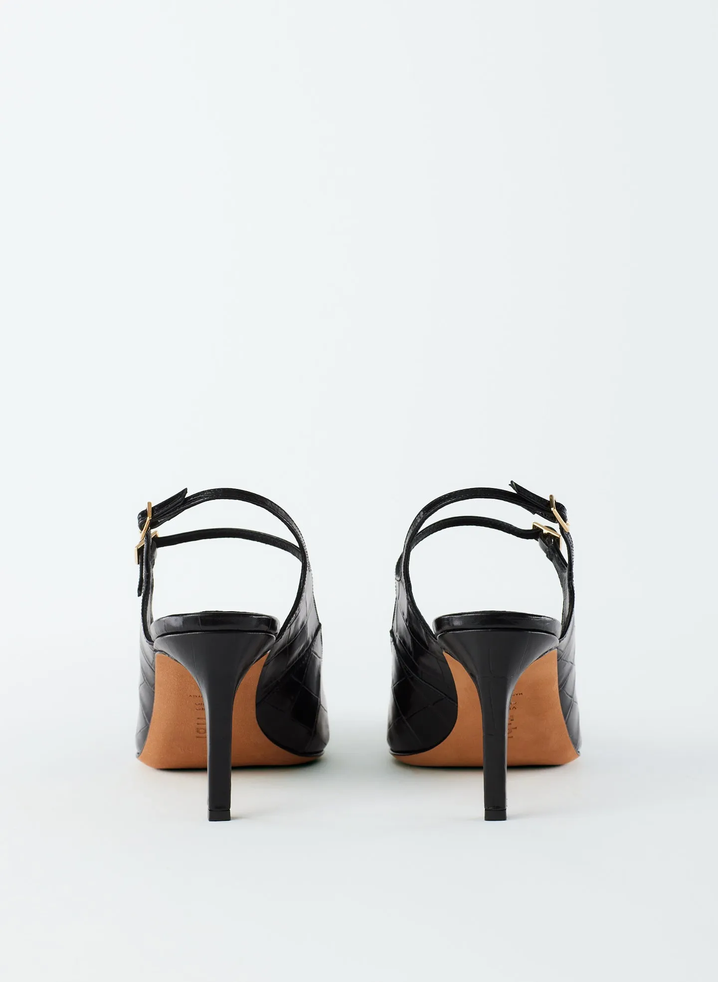 Croc Print Bob Slingback sold by Tibi product image thumbnail 5