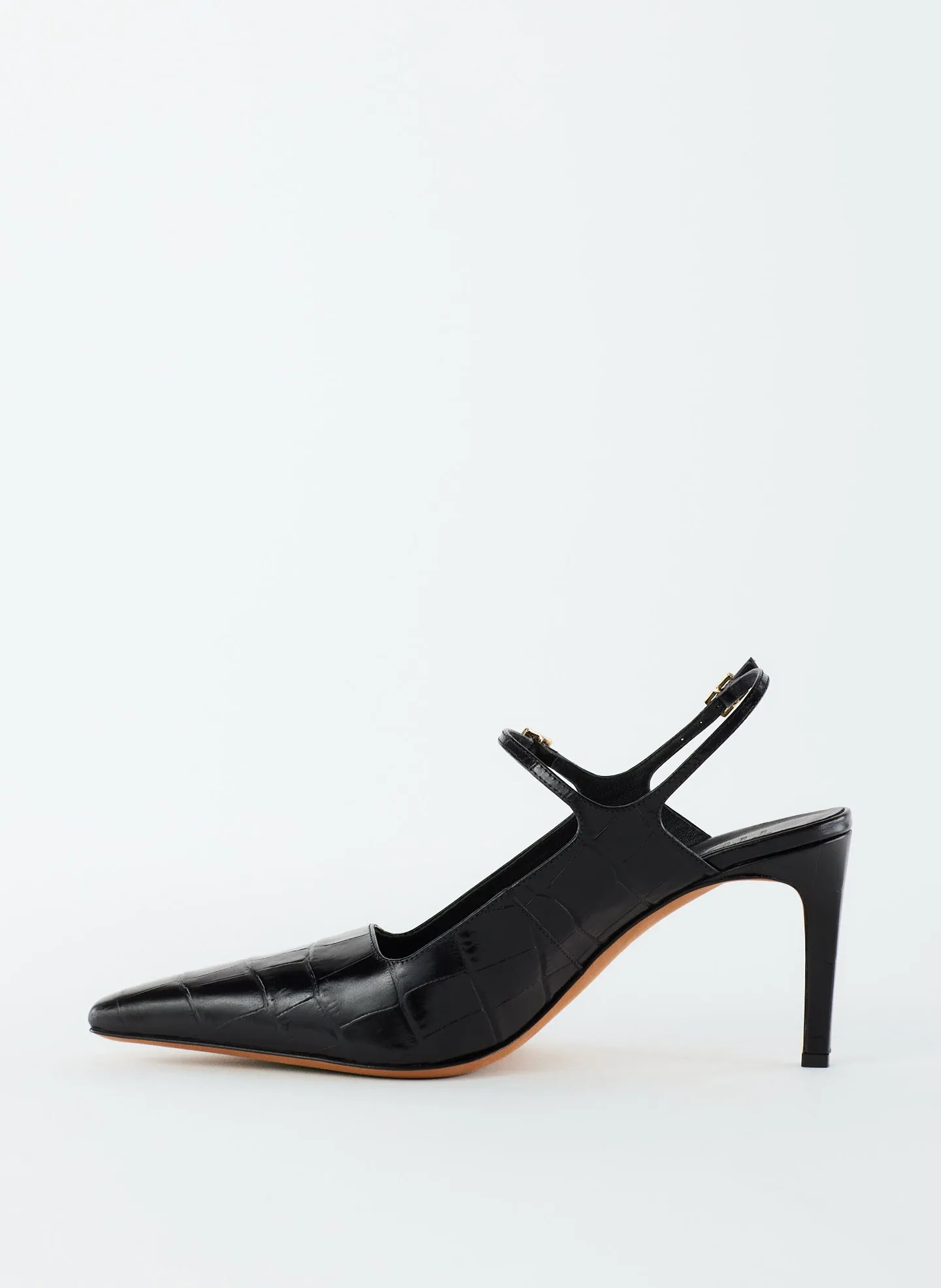 Croc Print Bob Slingback sold by Tibi product image thumbnail 2