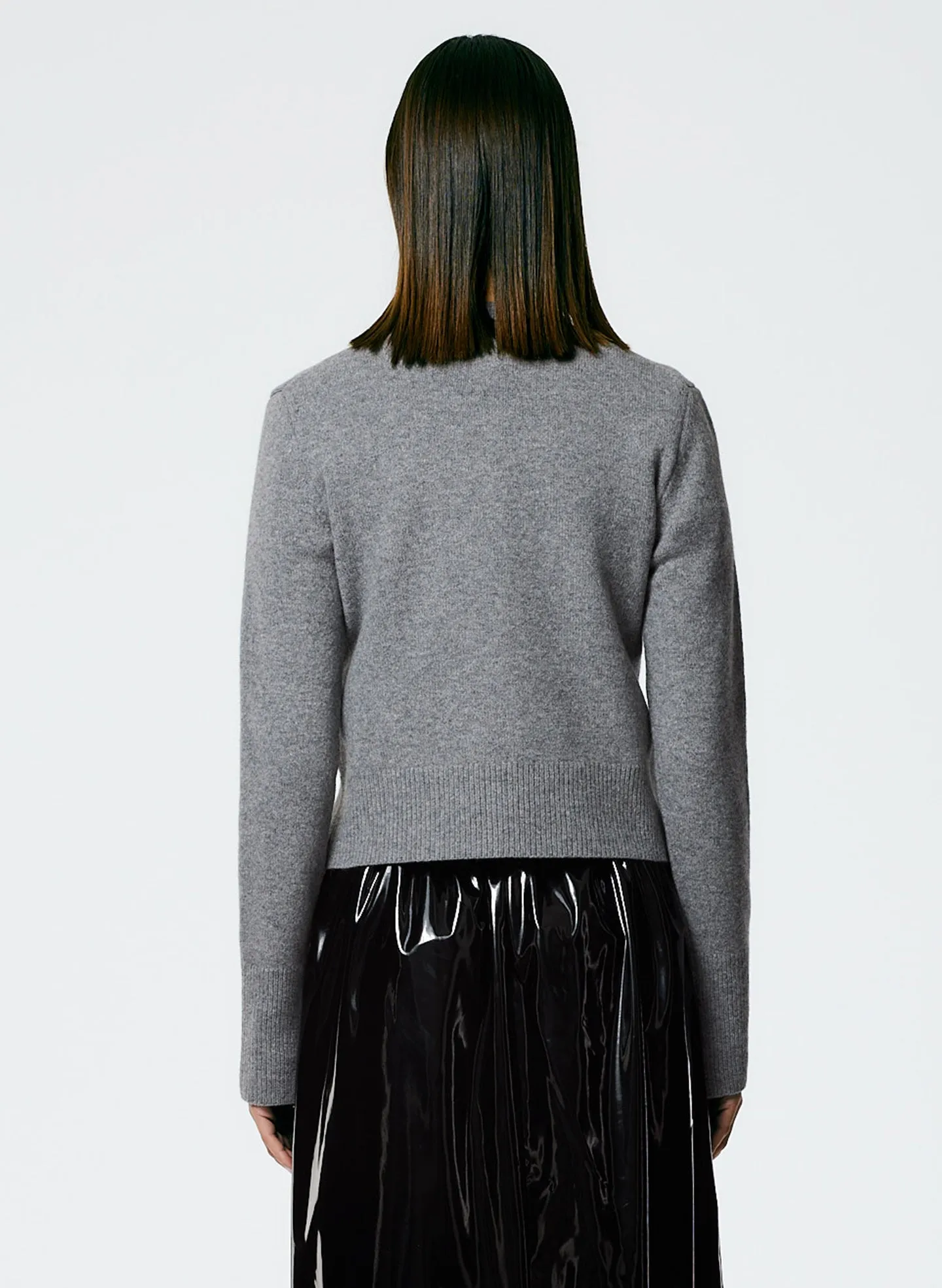 Stretch Cashmere Crewneck Pullover sold by Tibi product image thumbnail 4