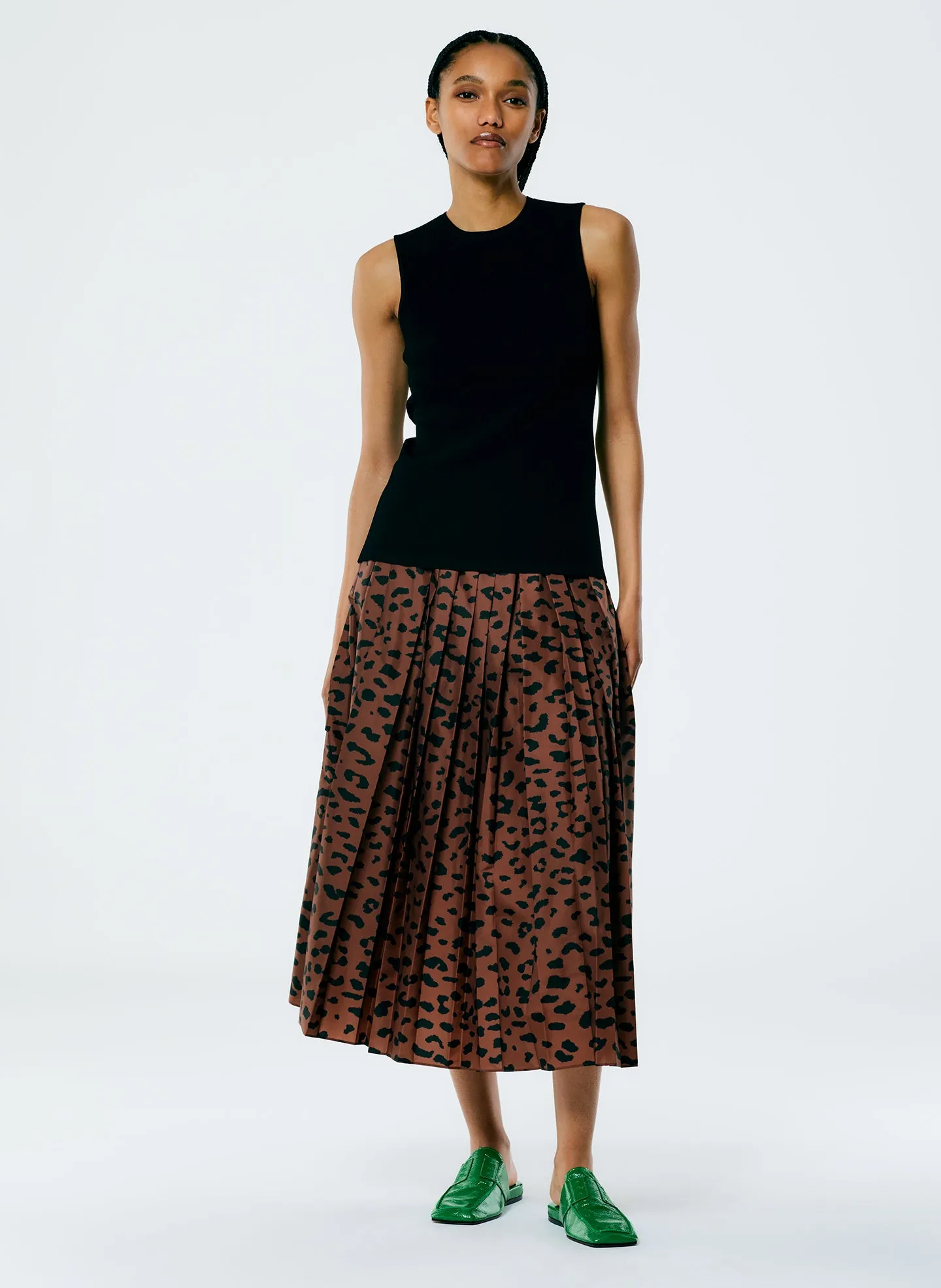 Giselle Stretch Sweater Circle Openback Tank sold by Tibi product image thumbnail 5