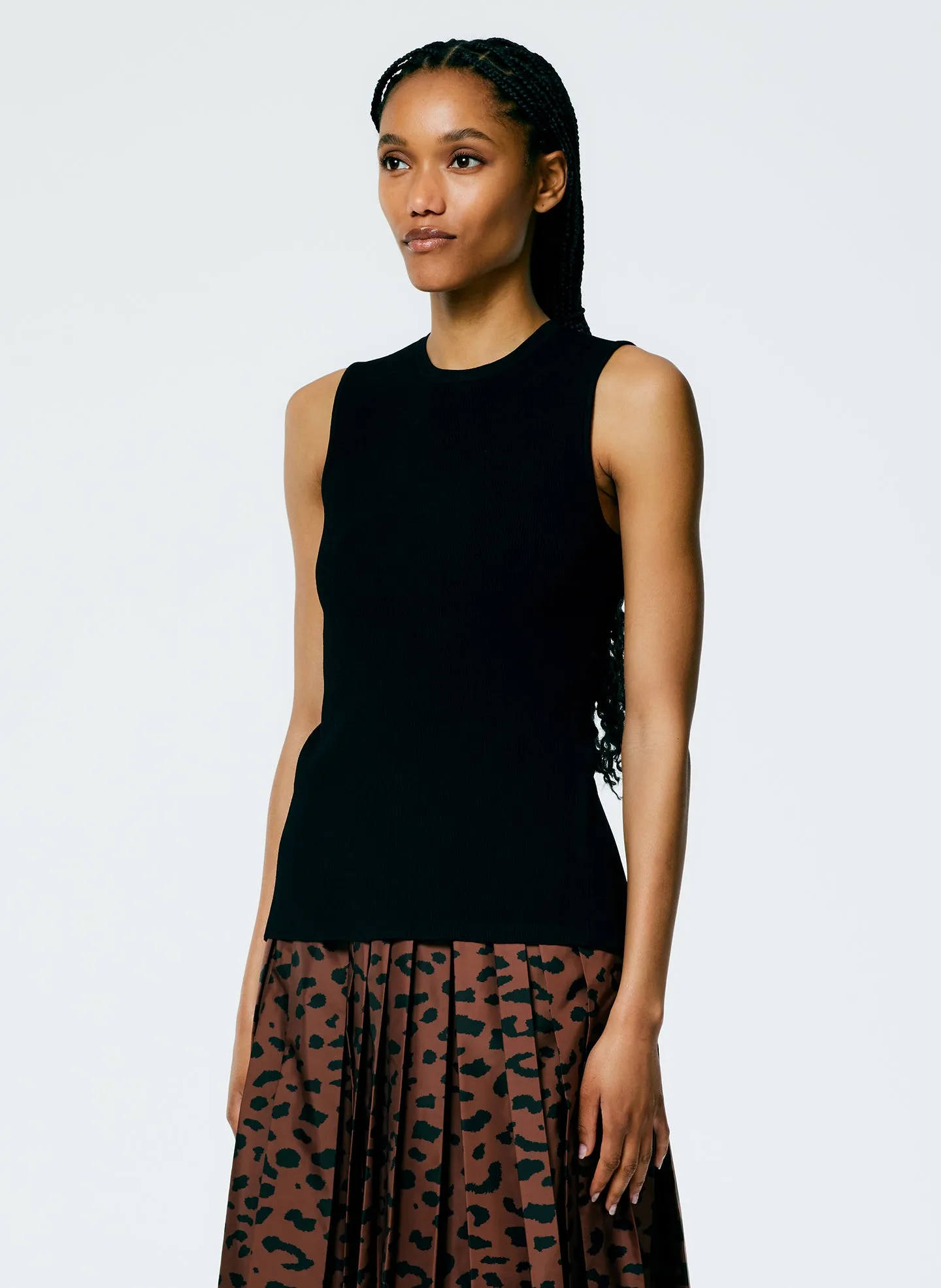 Giselle Stretch Sweater Circle Openback Tank sold by Tibi product image thumbnail 3