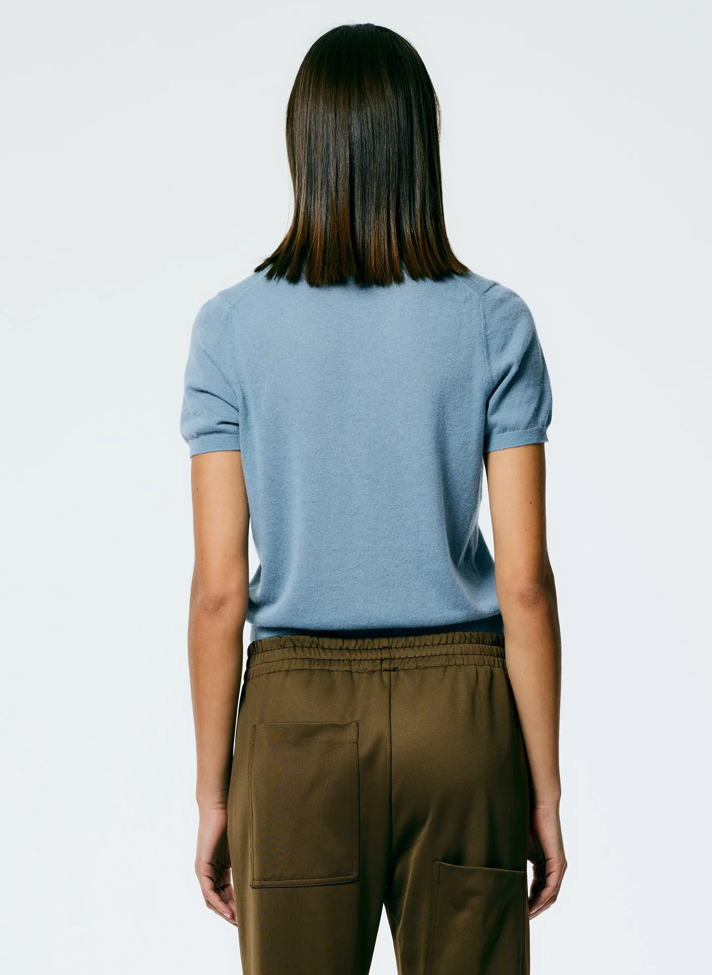 Skinlike Mercerized Wool Shrunken Polo sold by Tibi product image thumbnail 3