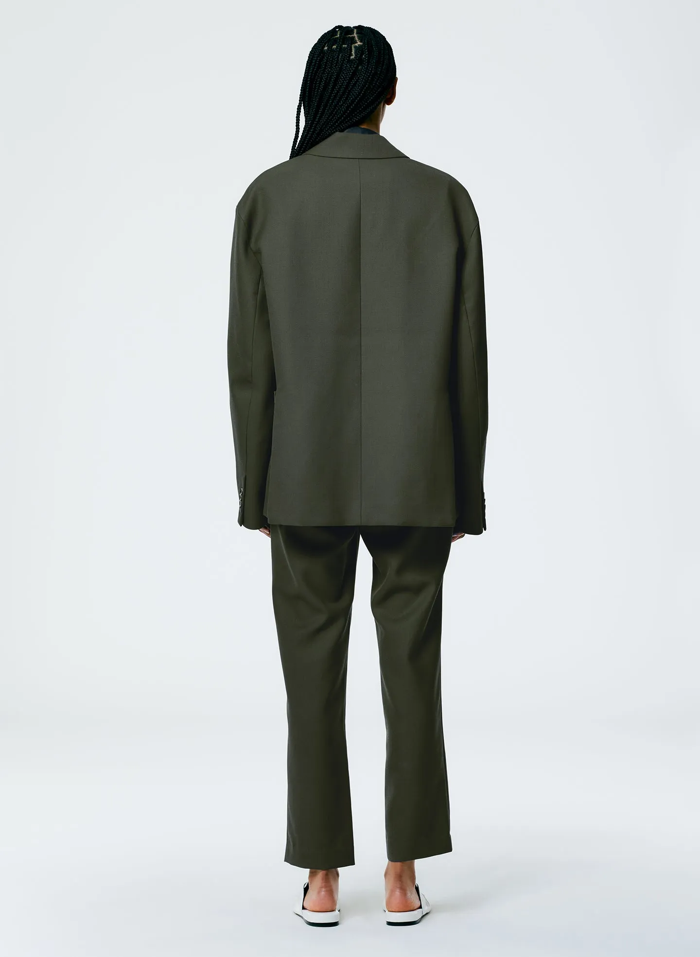 Grain De Poudre Liam Blazer With Slit Zipper Detail sold by Tibi product image thumbnail 5