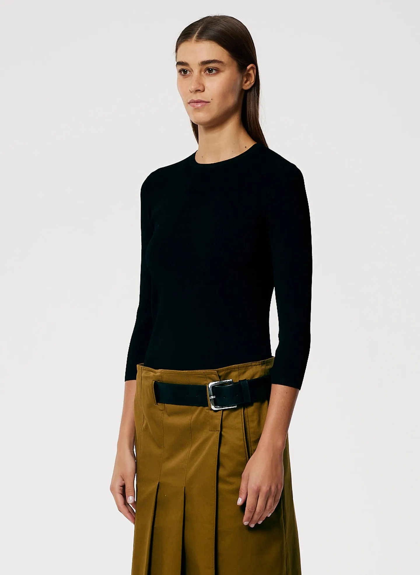 Giselle Stretch Sweater Circle Openback Pullover sold by Tibi product image thumbnail 4