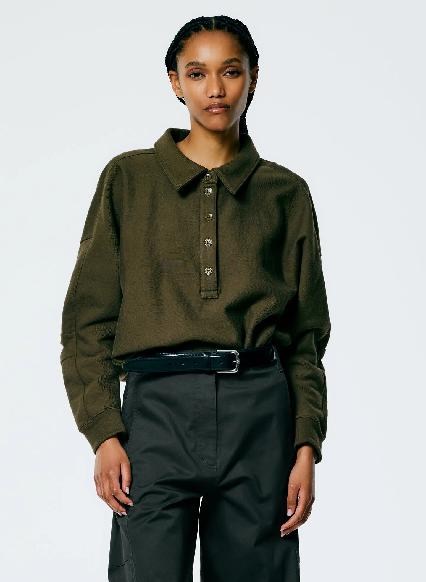 Cocoon Crewneck Sweatshirt sold by Tibi