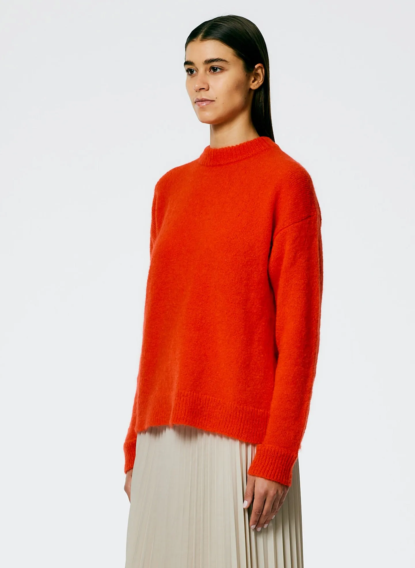 Soft Mohair Crewneck Easy Pullover sold by Tibi product image thumbnail 2