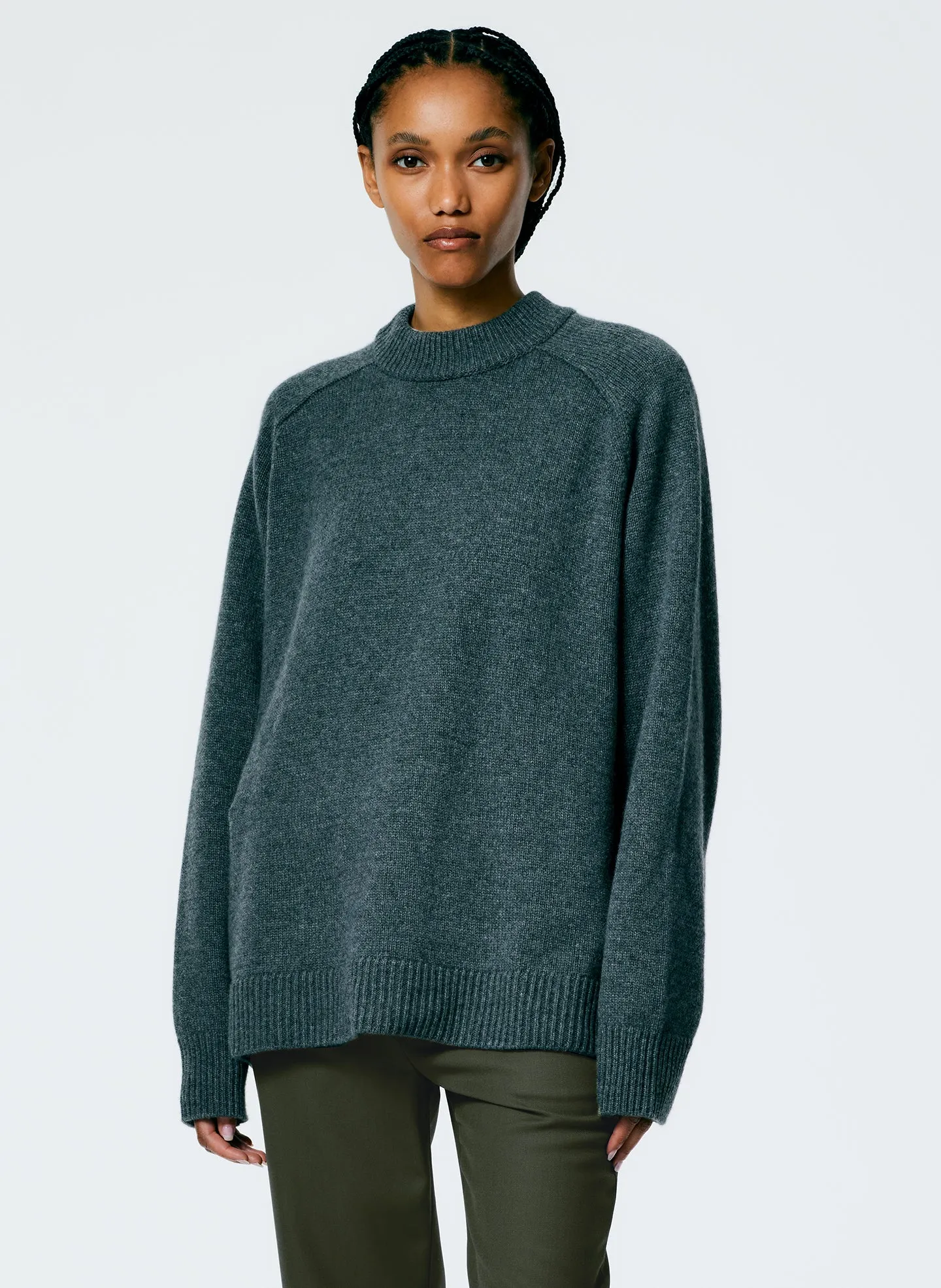 Cashmere Sweater Crewneck Oversized Pullover sold by Tibi