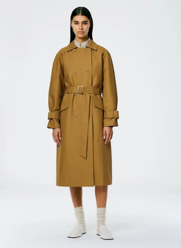 Sculpted Cotton Trench made by Tibi