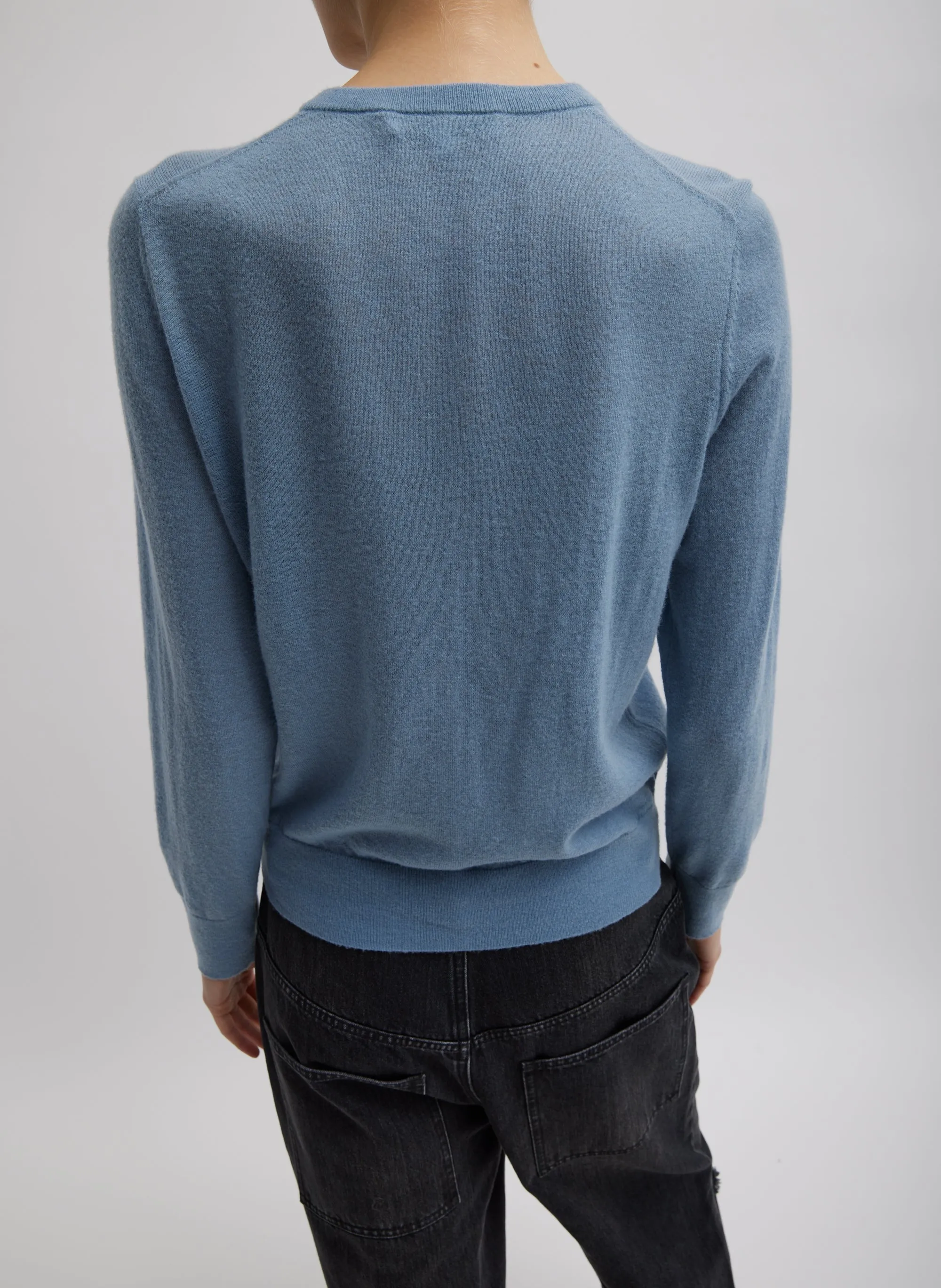 Skinlike Mercerized Wool Shrunken Cardigan sold by Tibi product image thumbnail 4