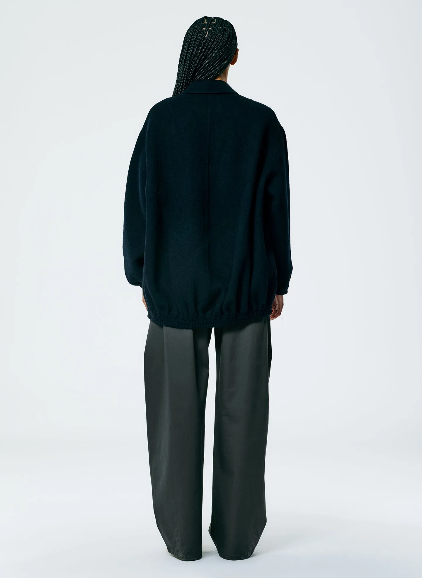 Luxe Wool Angora Oversized Bomber sold by Tibi product image thumbnail 3