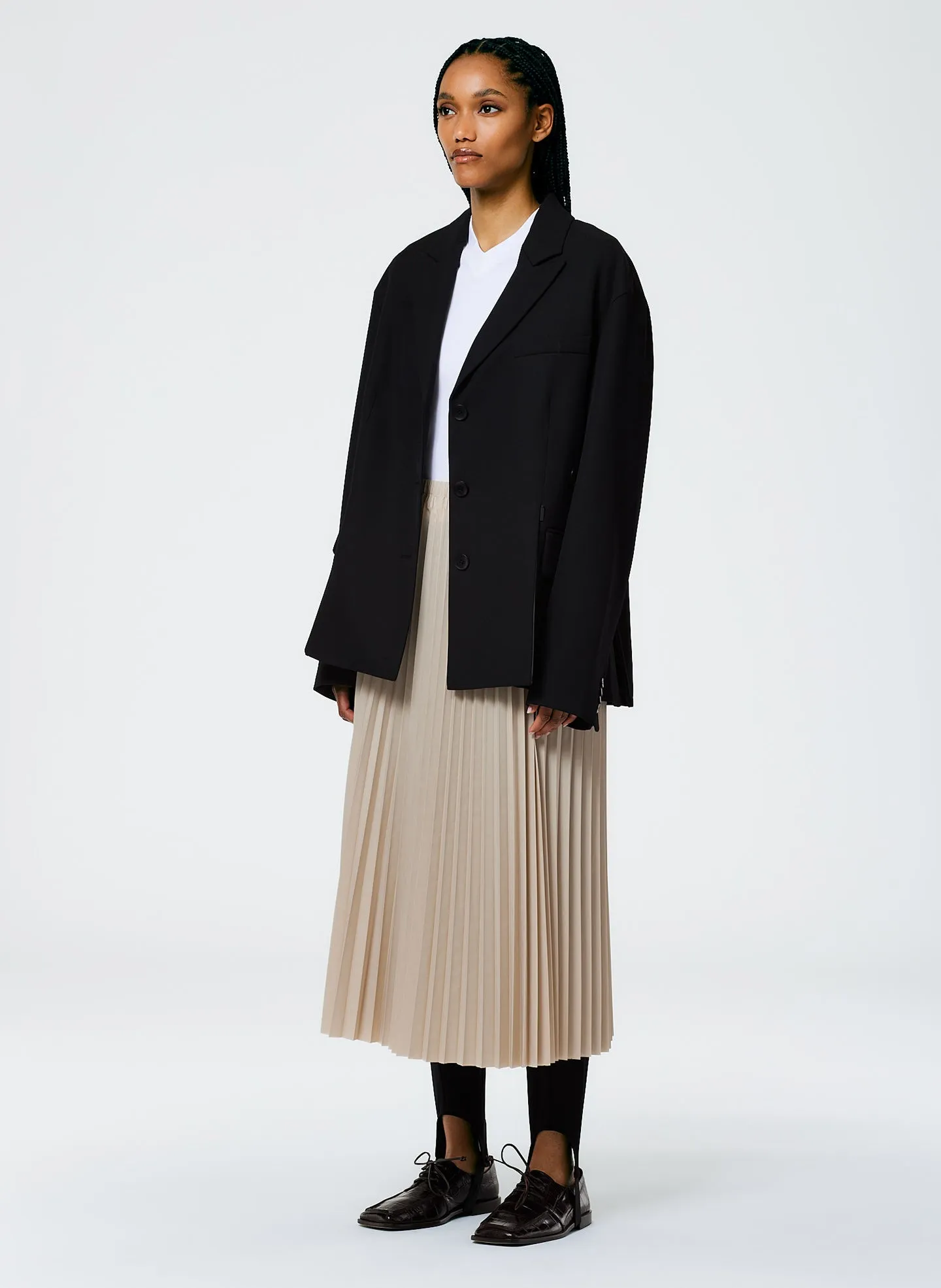 Grain De Poudre Liam Blazer With Slit Zipper Detail sold by Tibi product image thumbnail 5