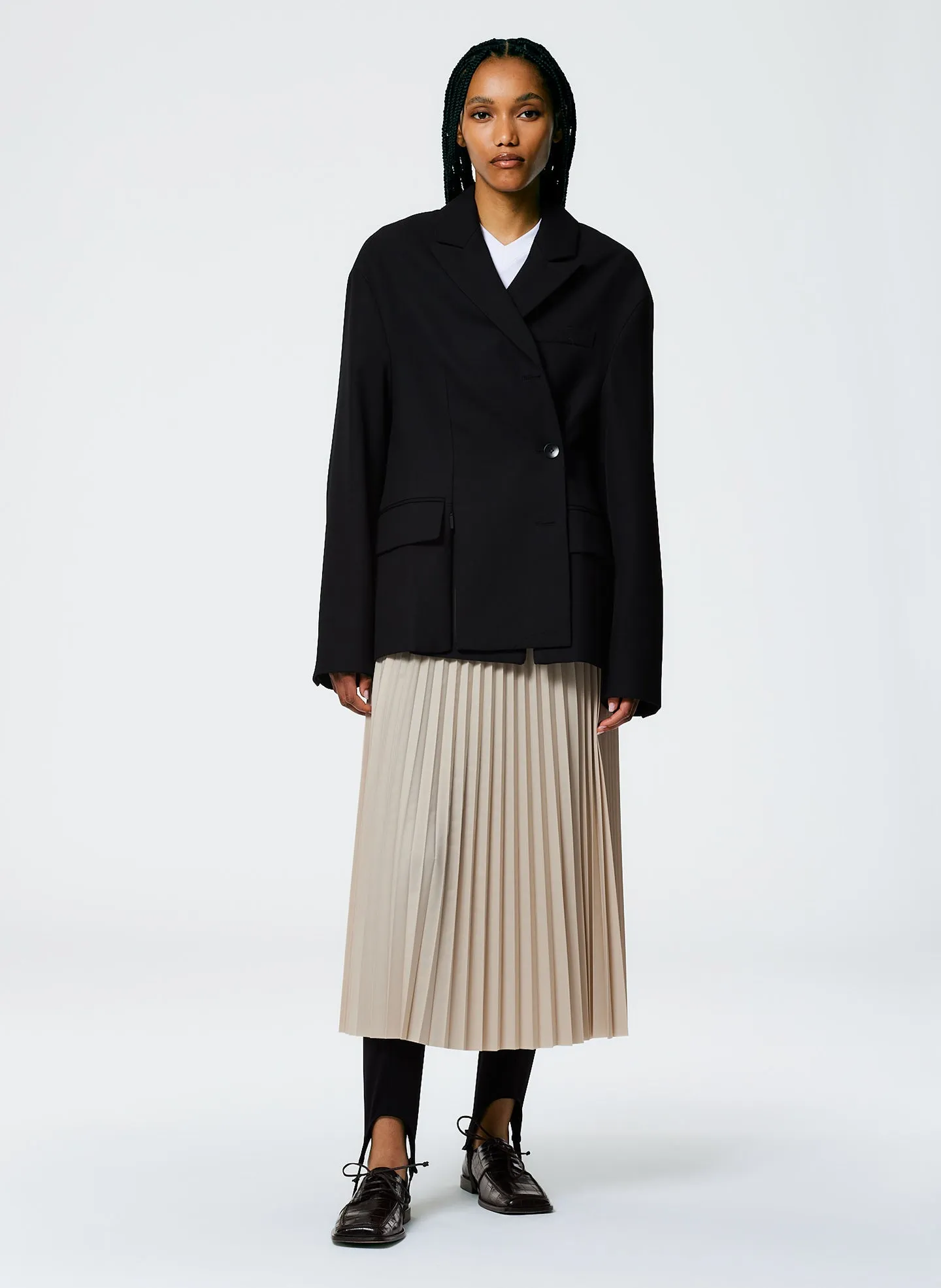 Grain De Poudre Liam Blazer With Slit Zipper Detail sold by Tibi product image thumbnail 3