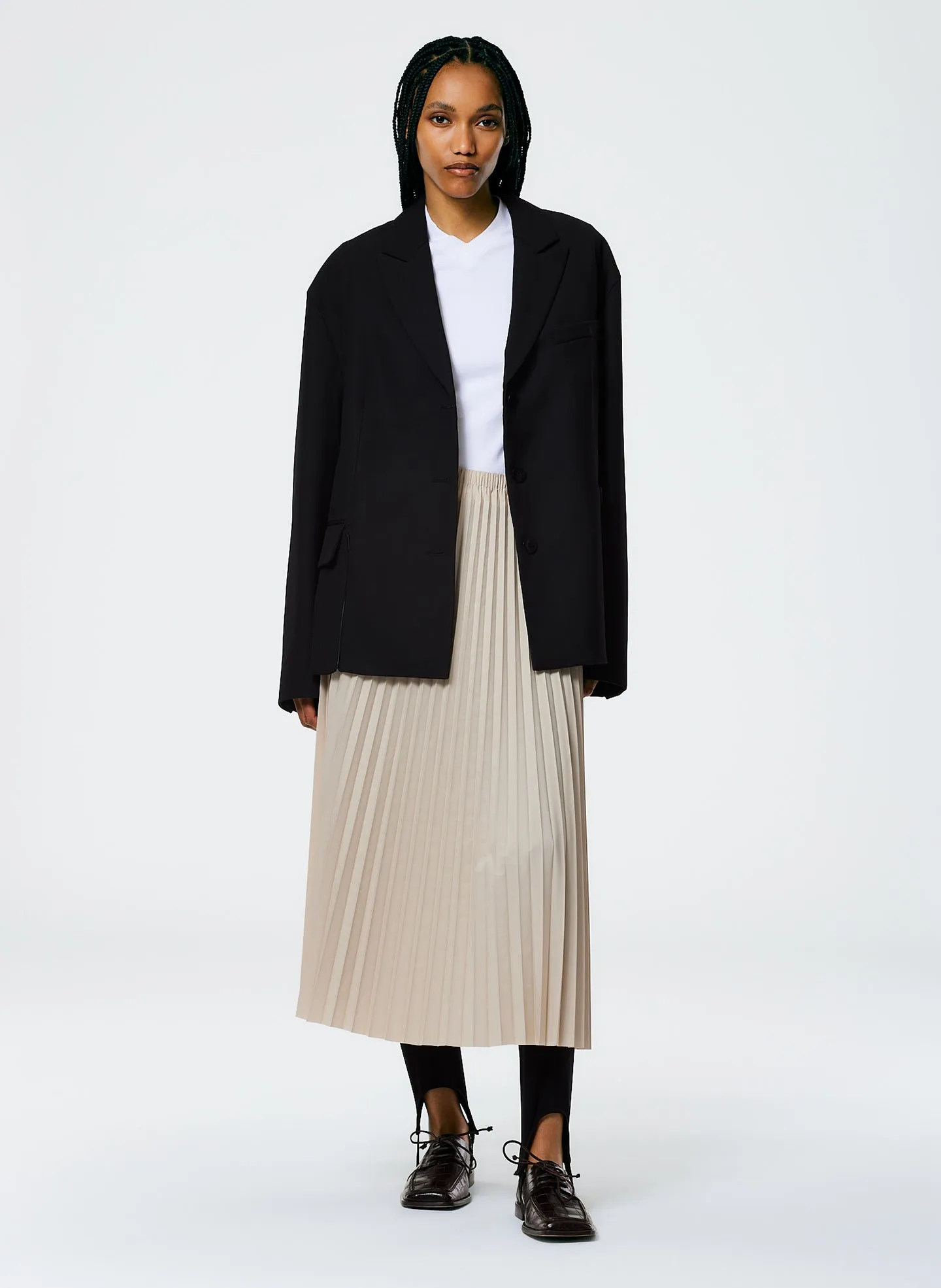 Grain De Poudre Liam Blazer With Slit Zipper Detail sold by Tibi product image thumbnail 4